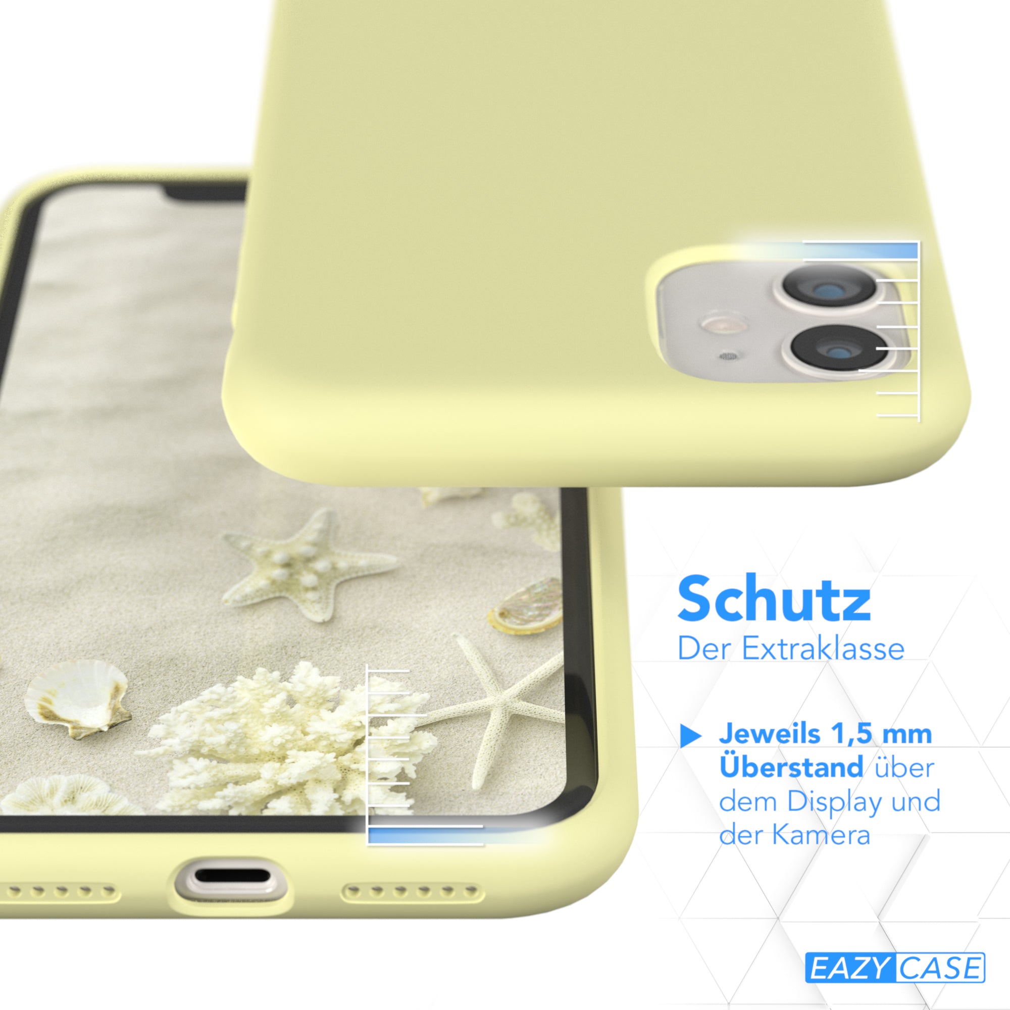 Apple iPhone 11 Premium Silikonhülle mit Kameraschutz von EAZY CASE