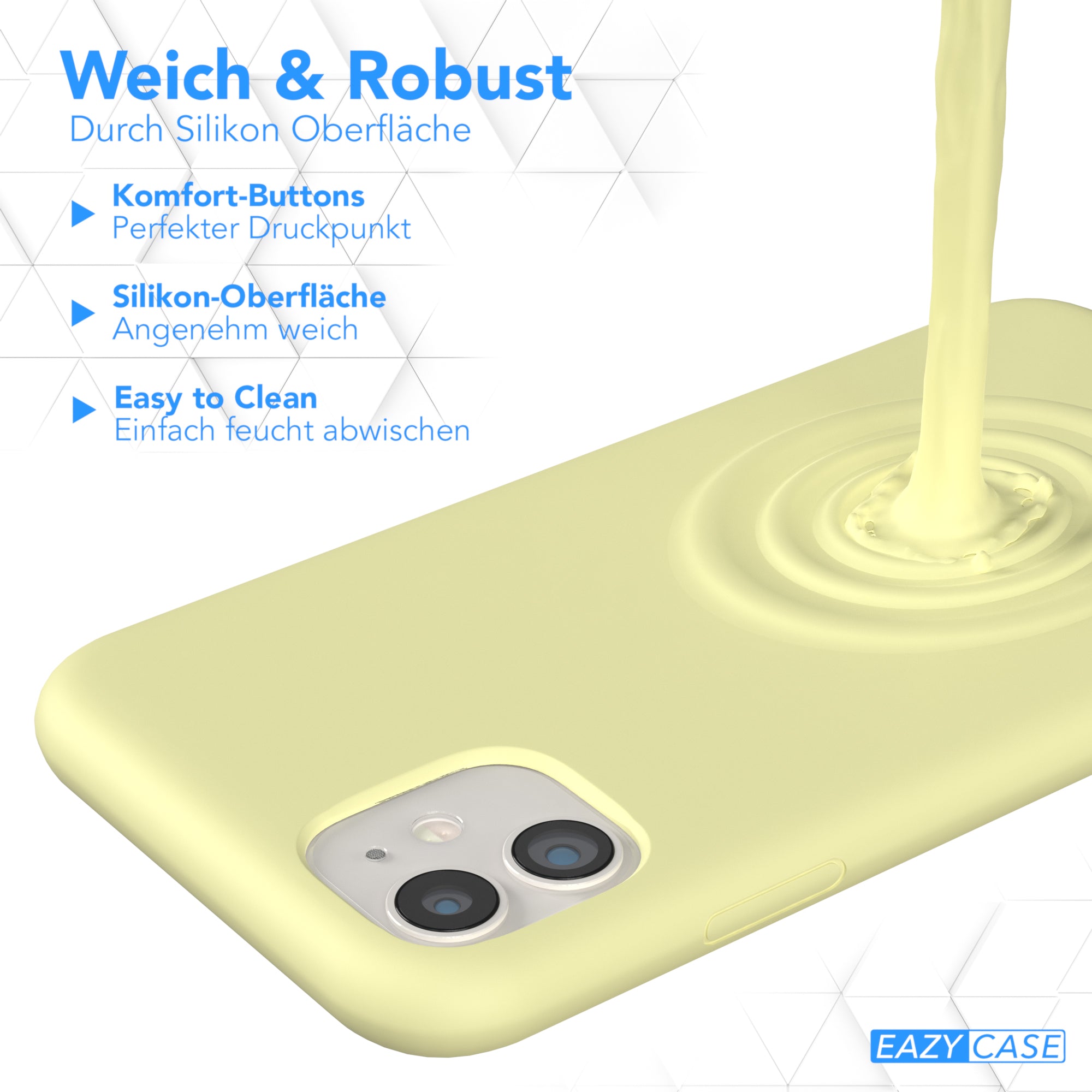 Apple iPhone 11 Premium Silikonhülle mit Kameraschutz von EAZY CASE