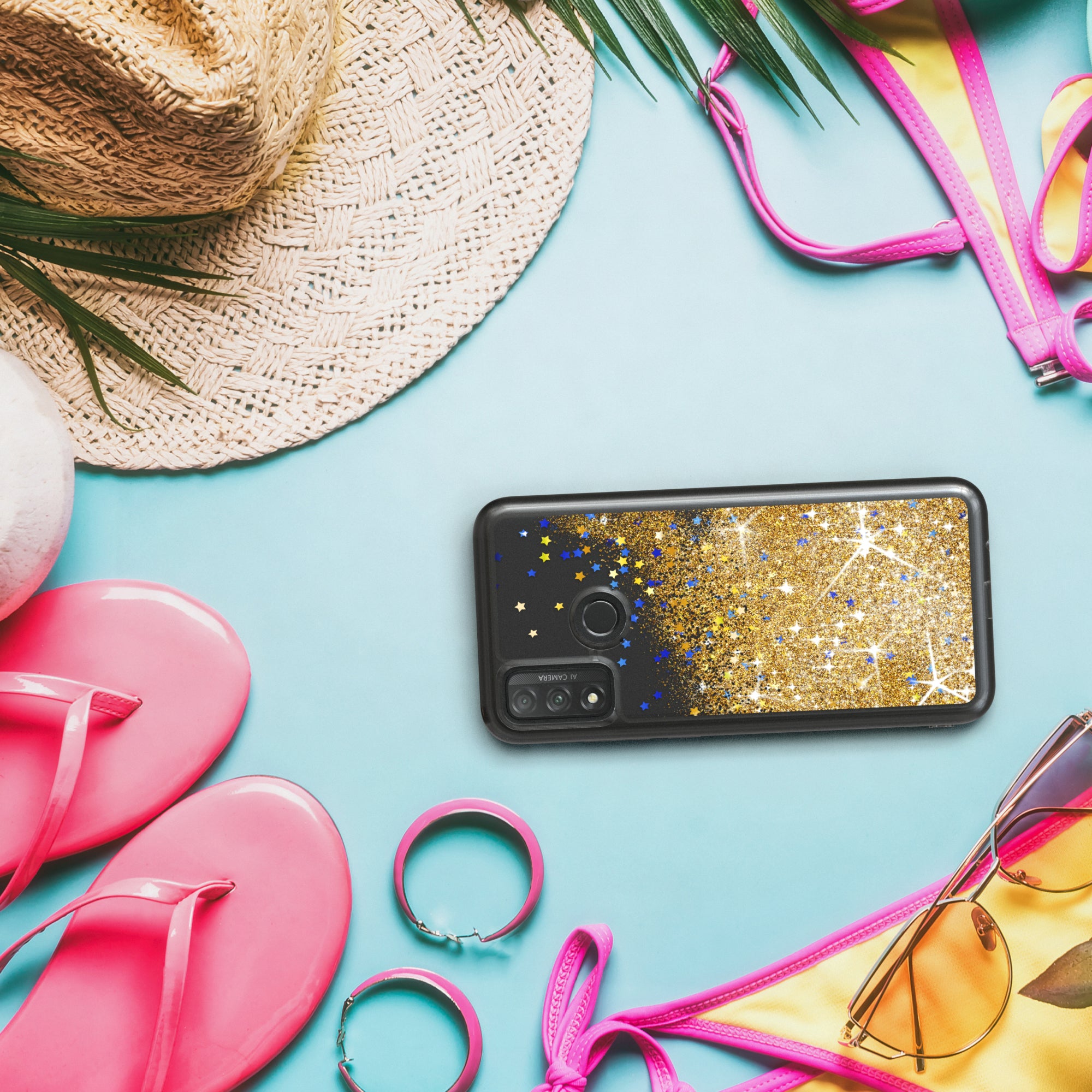 Huawei P Smart 2020 Glitzerhülle