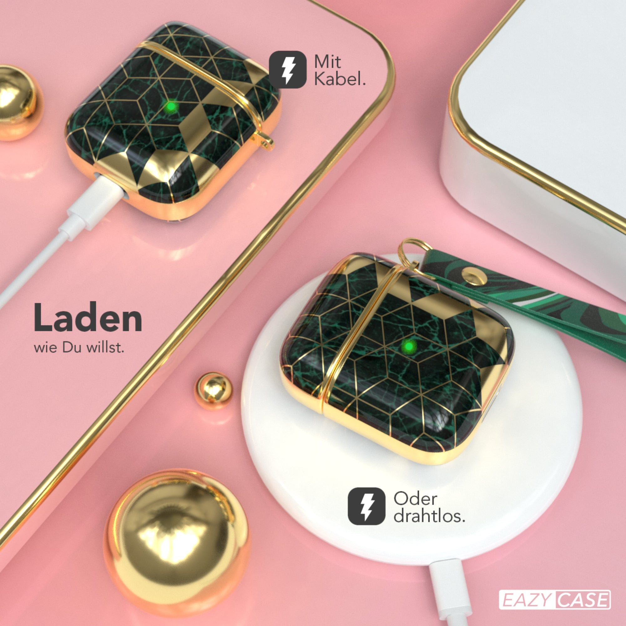 AirPods Schutzhülle gemustert