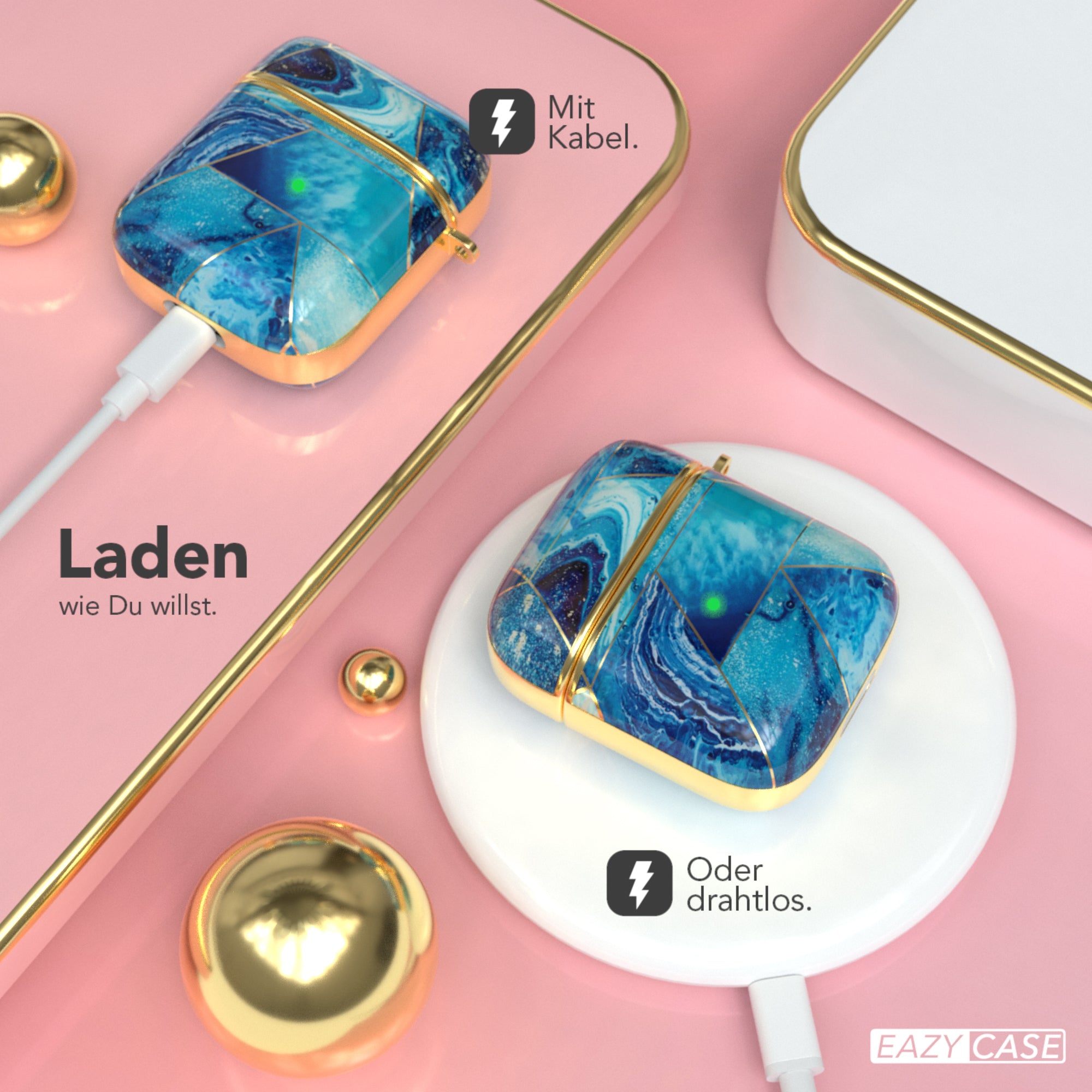 AirPods Schutzhülle gemustert