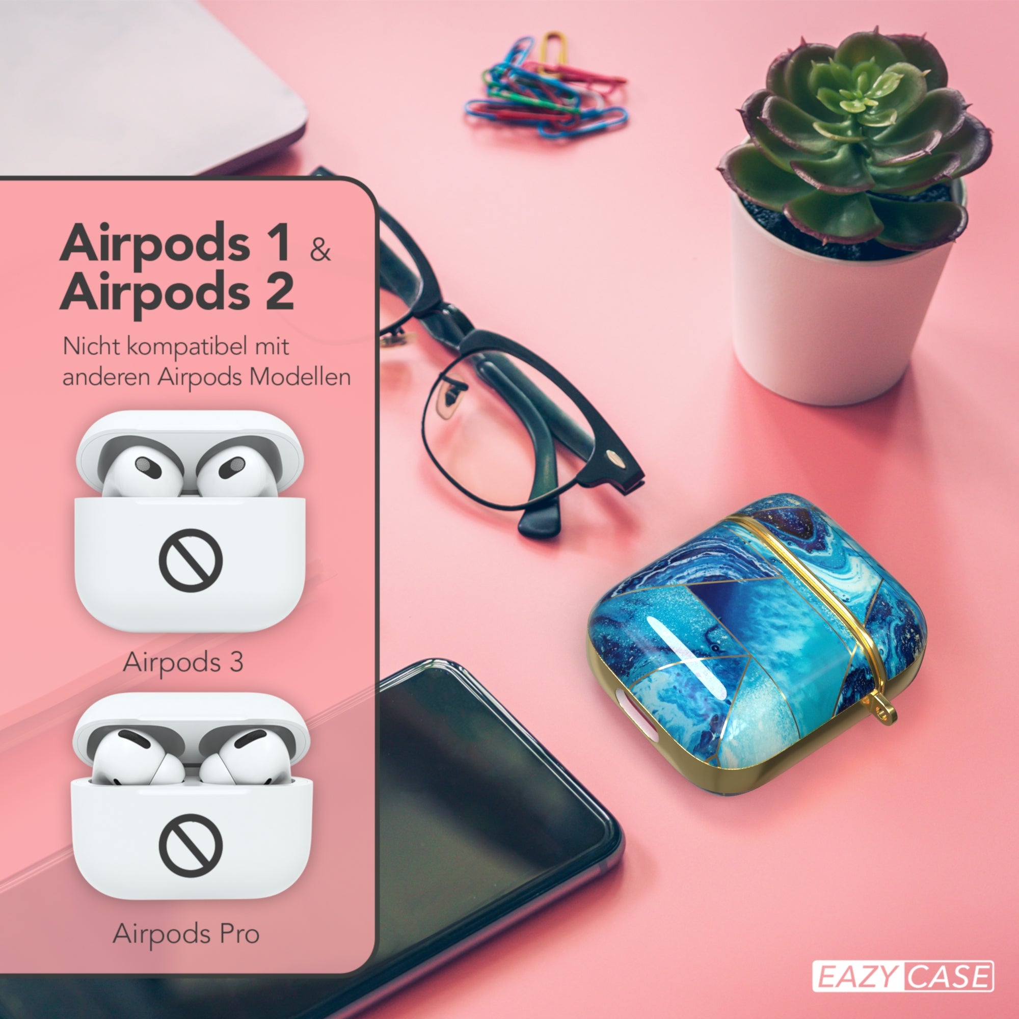 AirPods Schutzhülle gemustert