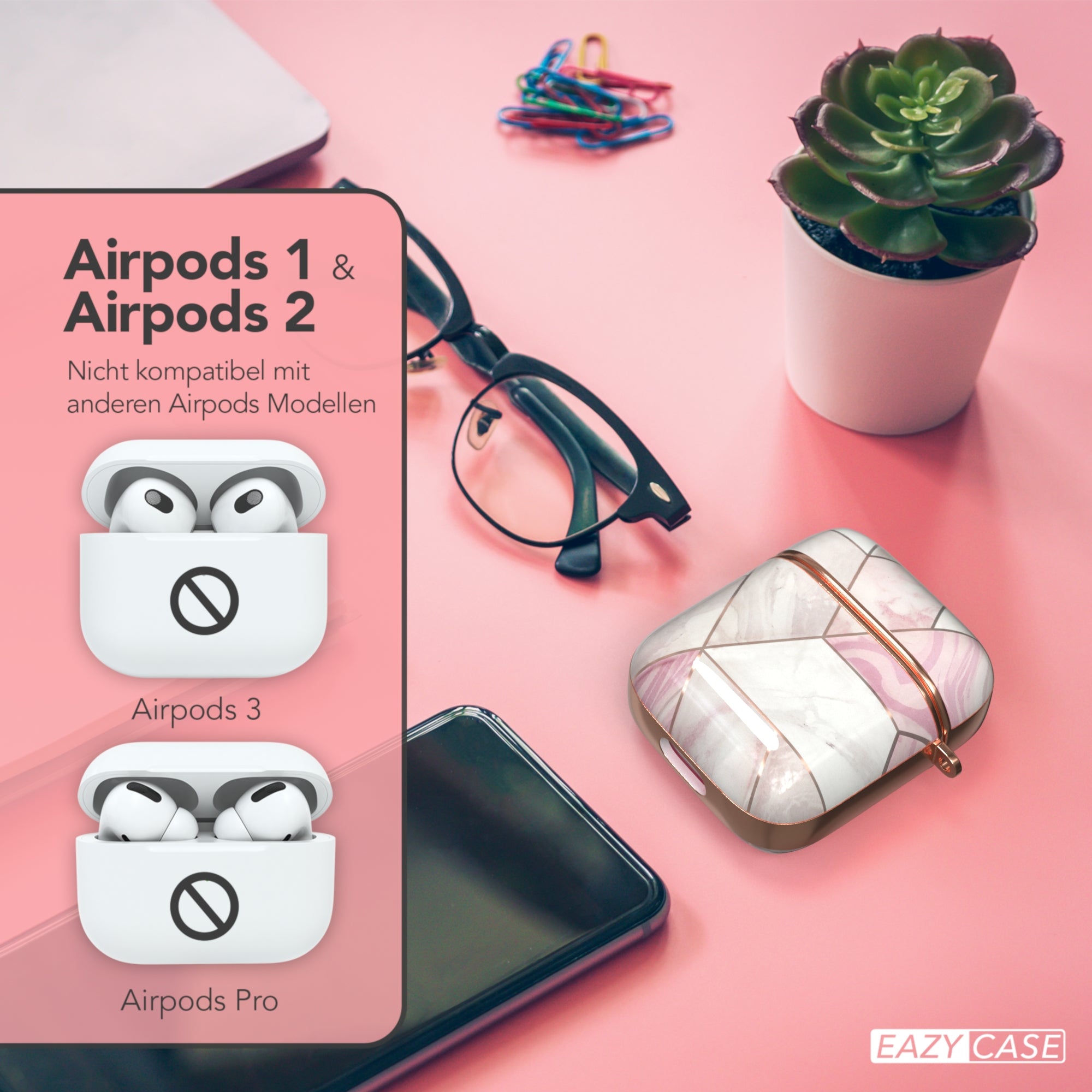 AirPods Schutzhülle gemustert