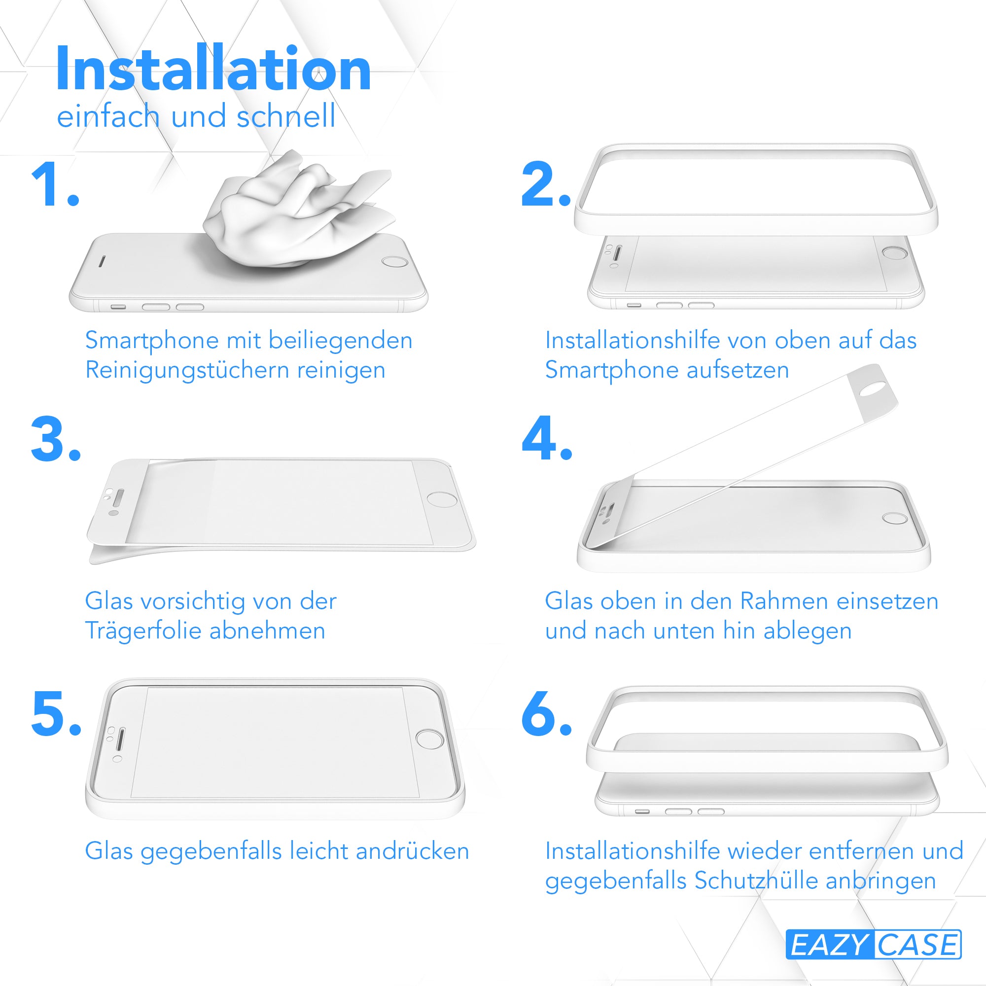 2x iPhone SE 2022 / 2020 / 8 / 7 Glasfolie