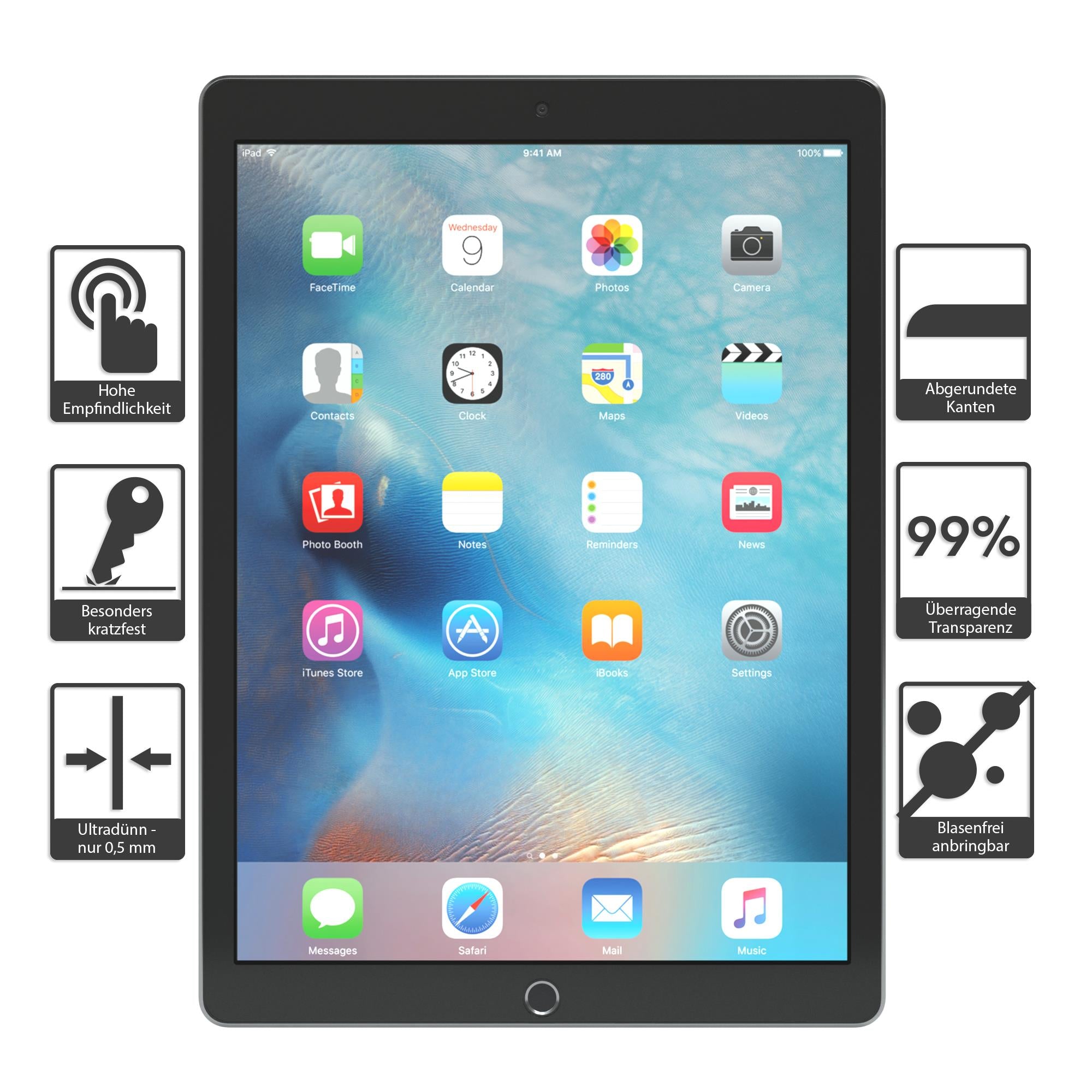 iPad Pro 12,9" (2015) Glasfolie