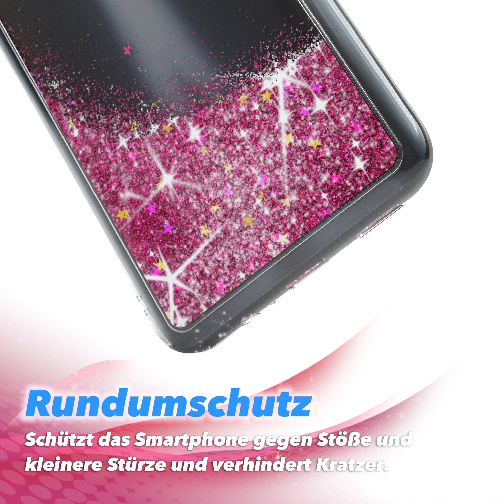 Galaxy A20s Glitzerhülle