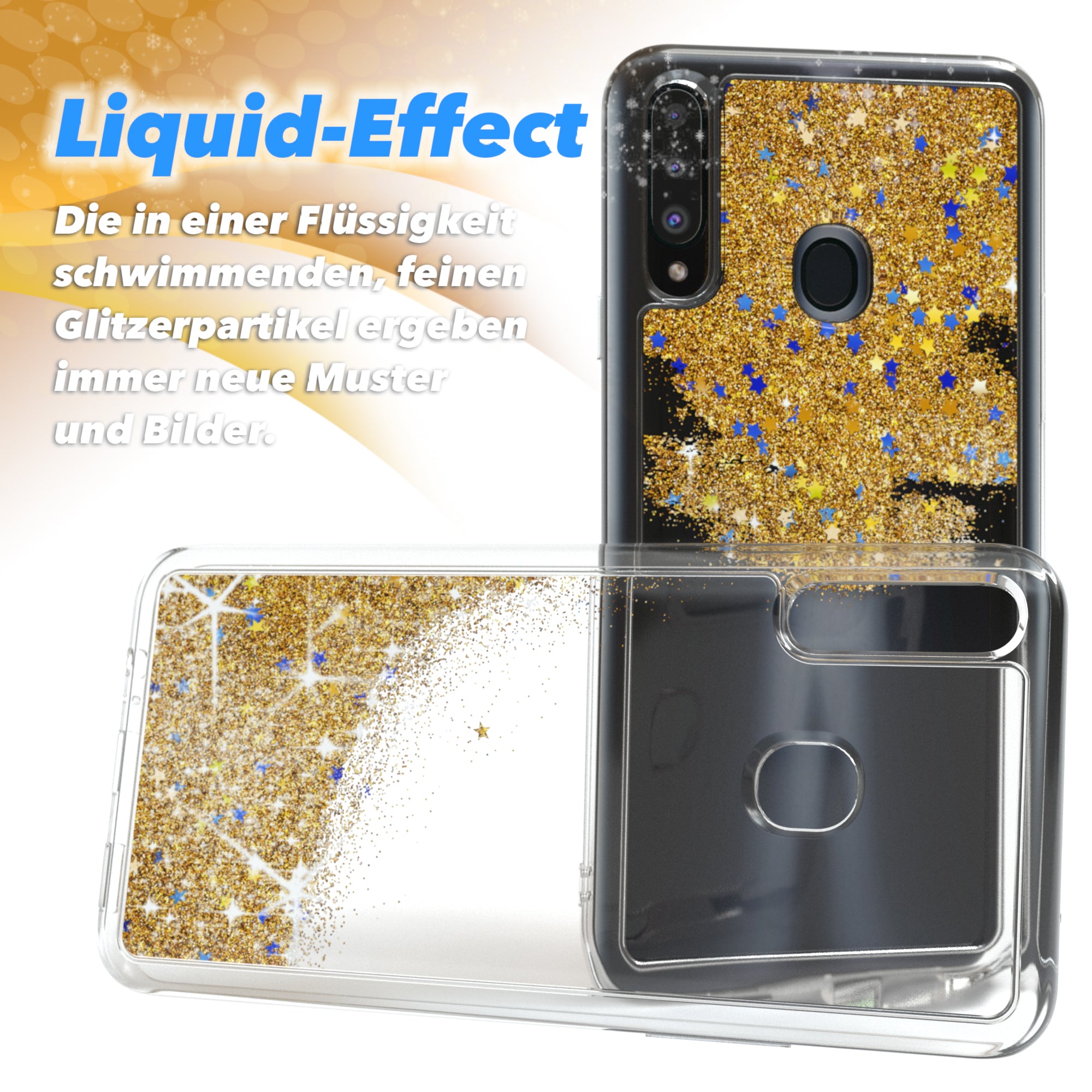 Galaxy A20s Glitzerhülle