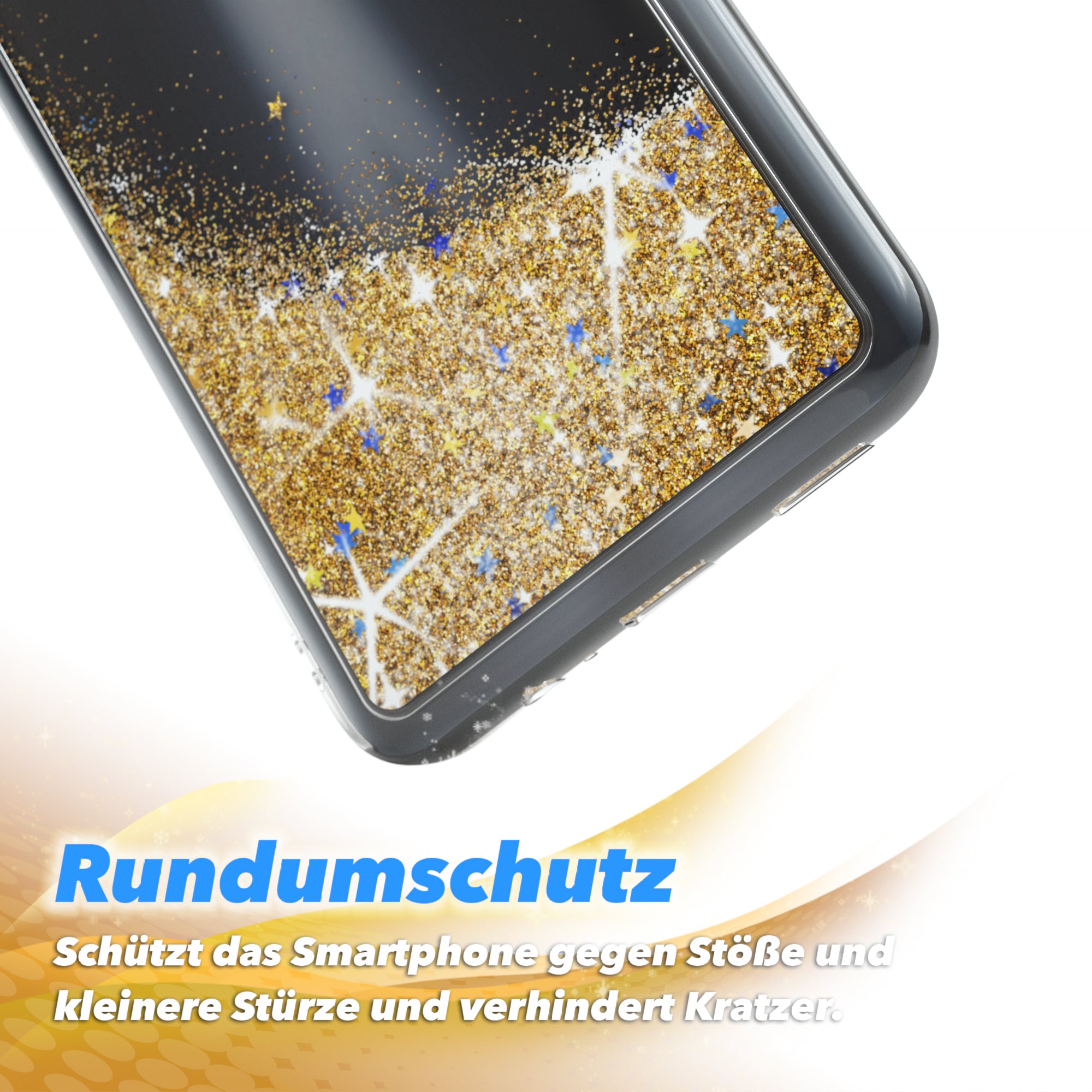 Galaxy A20s Glitzerhülle