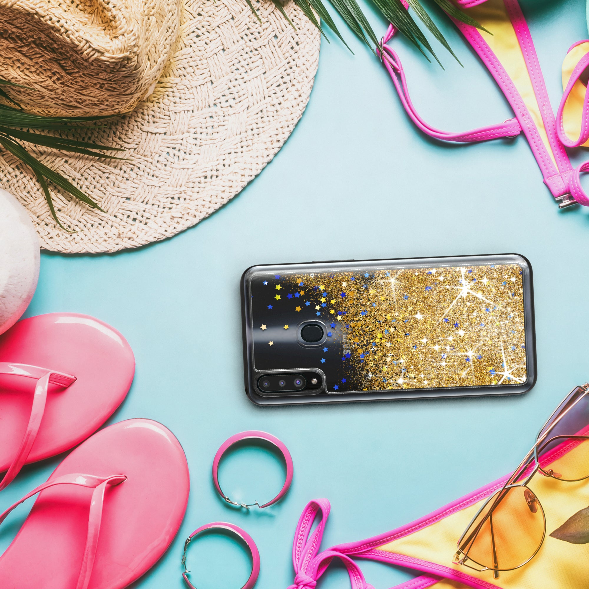 Galaxy A20s Glitzerhülle