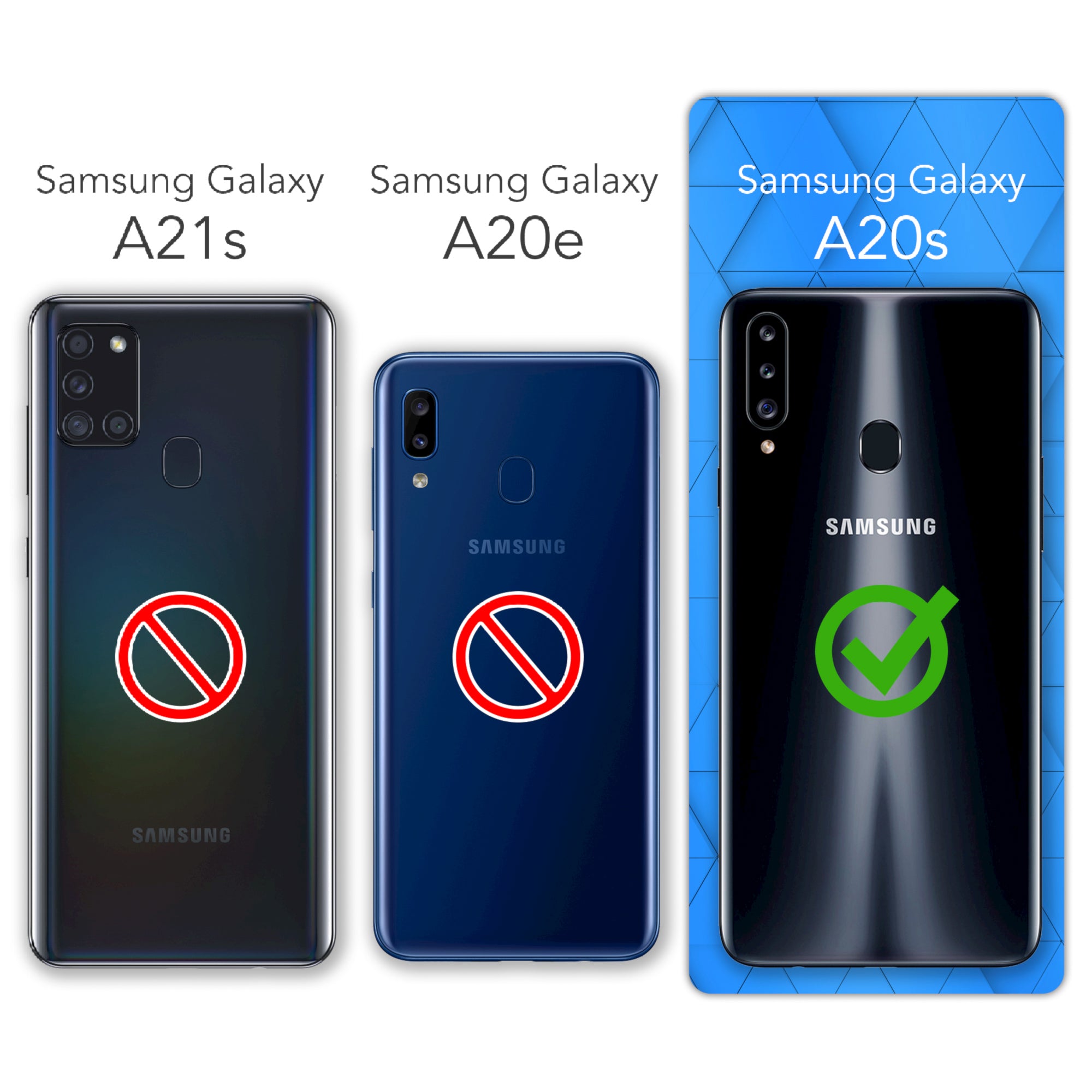 Galaxy A20s Glitzerhülle