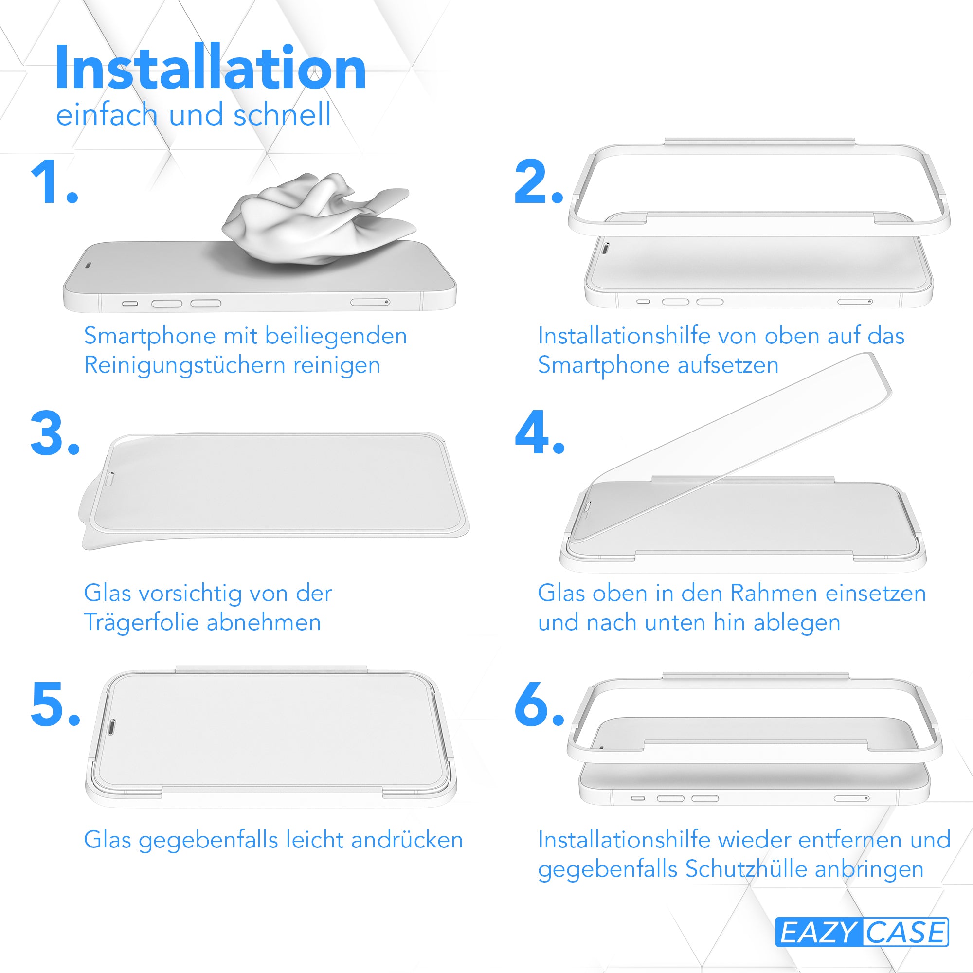 2x iPhone 12 Glasfolie