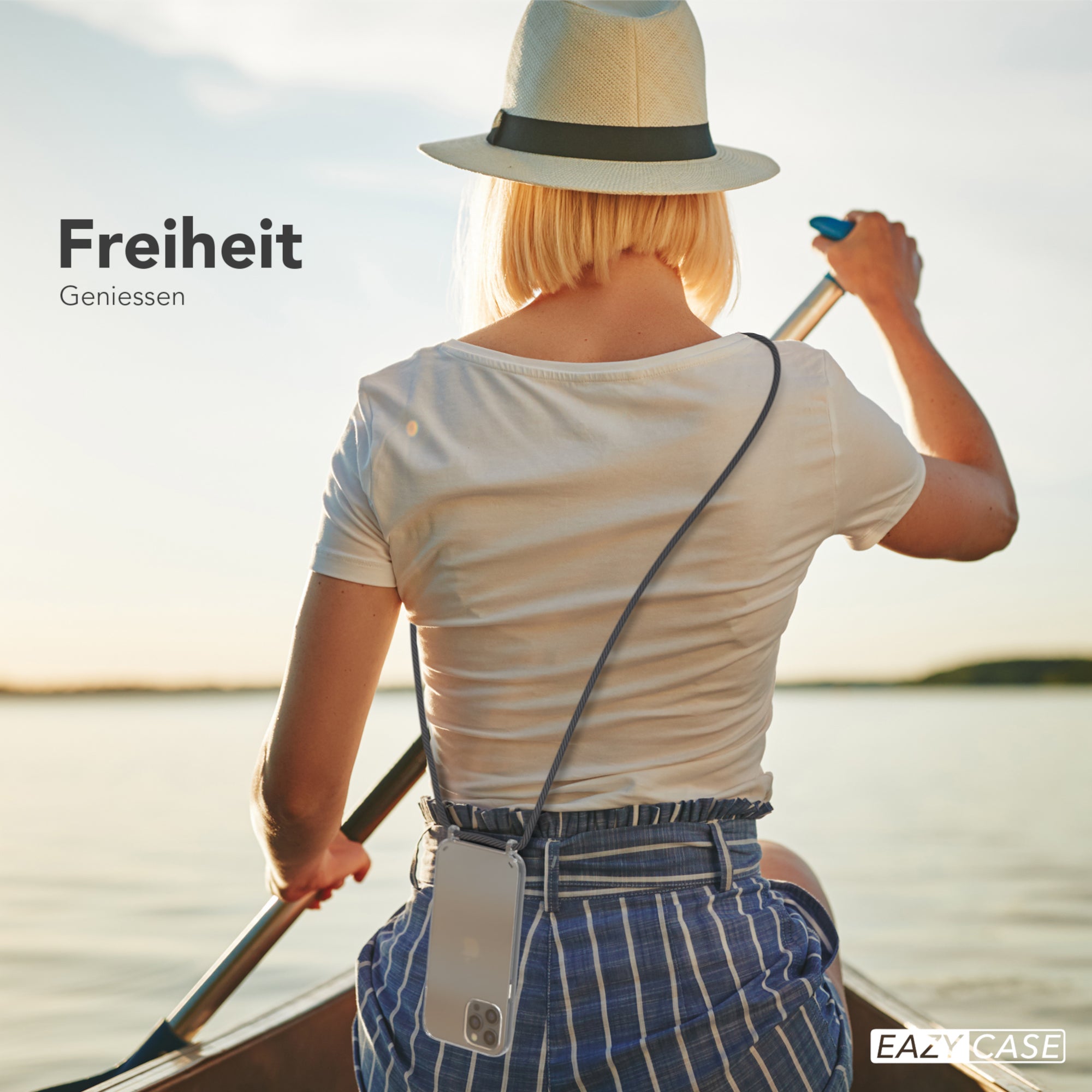 iPhone 12 Pro Max transparente Hülle + Kordel