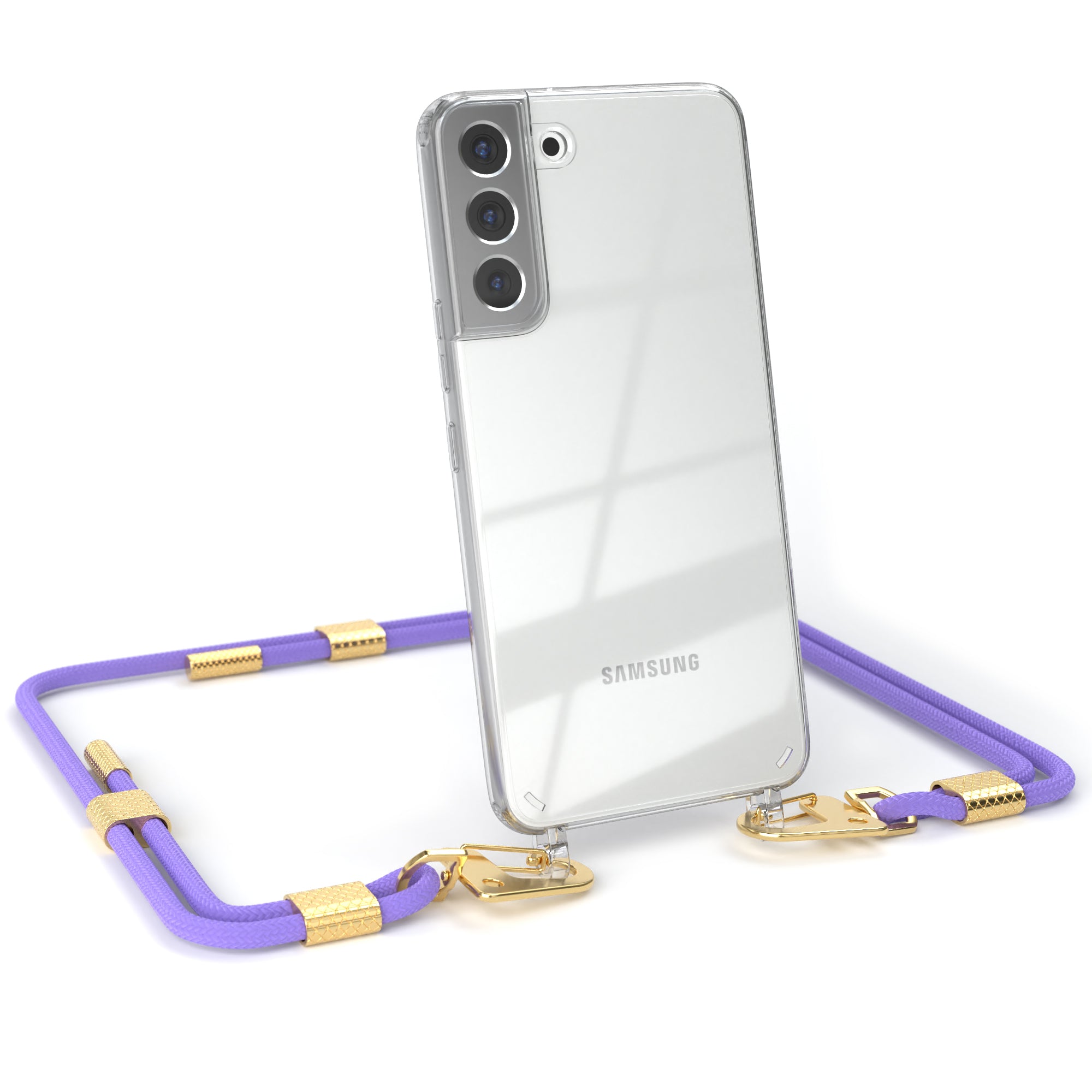 Galaxy S22 Plus 5G Hülle + Kordel mit Karabinern