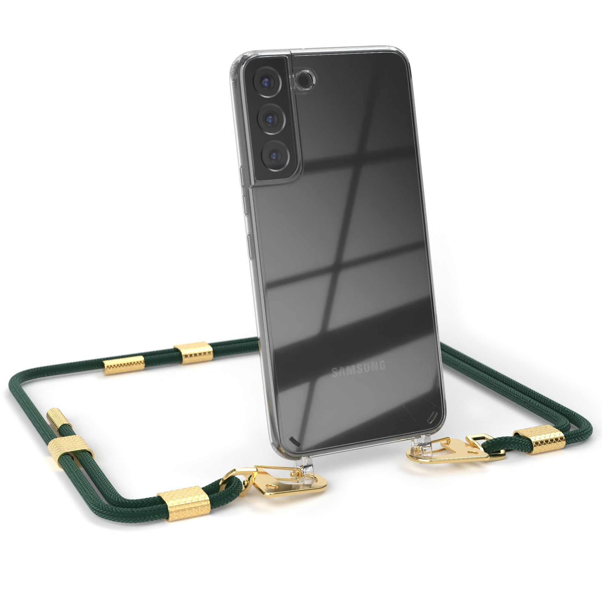 Galaxy S22 Plus 5G Hülle + Kordel mit Karabinern