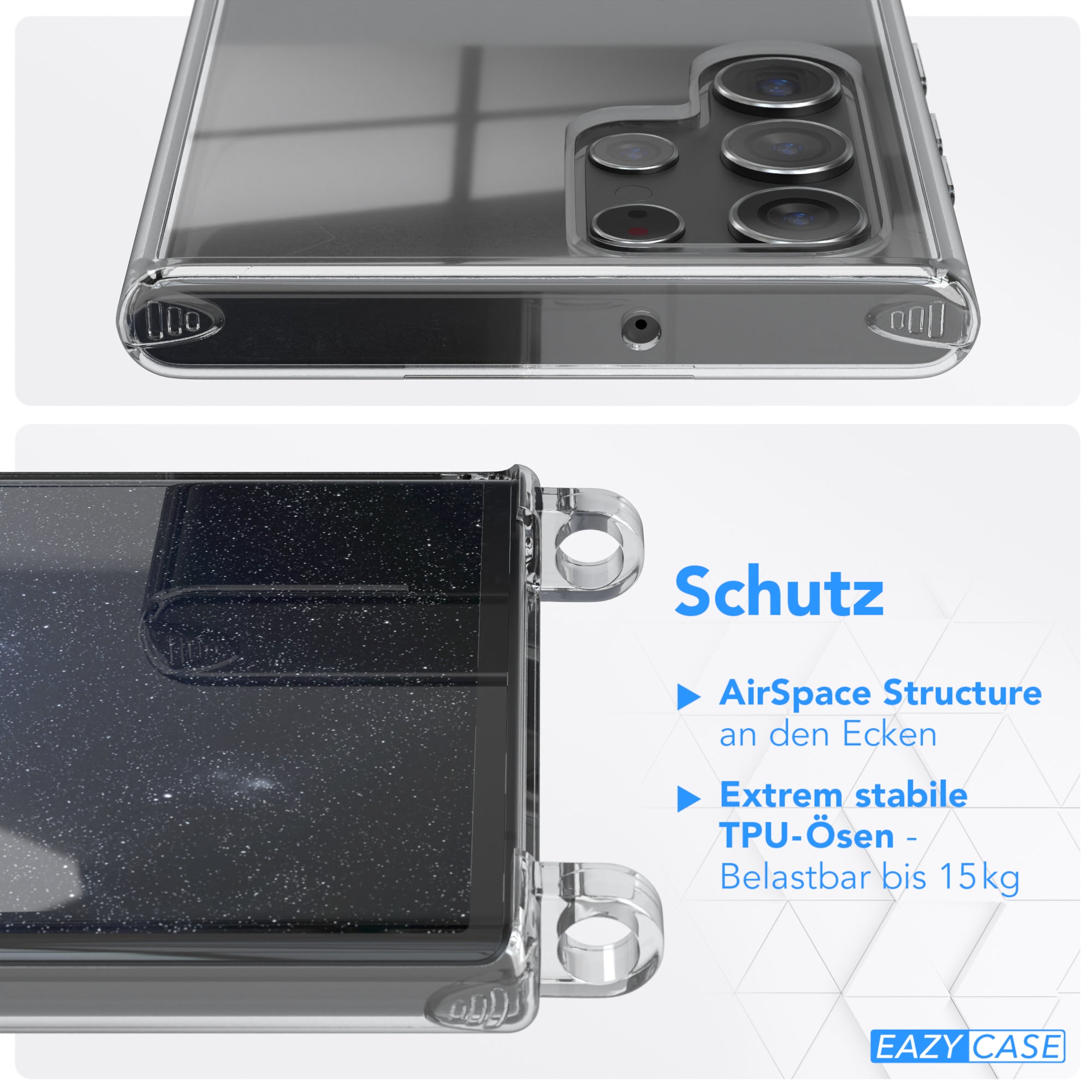 Galaxy S22 Ultra 5G Hülle + Uni Kordel