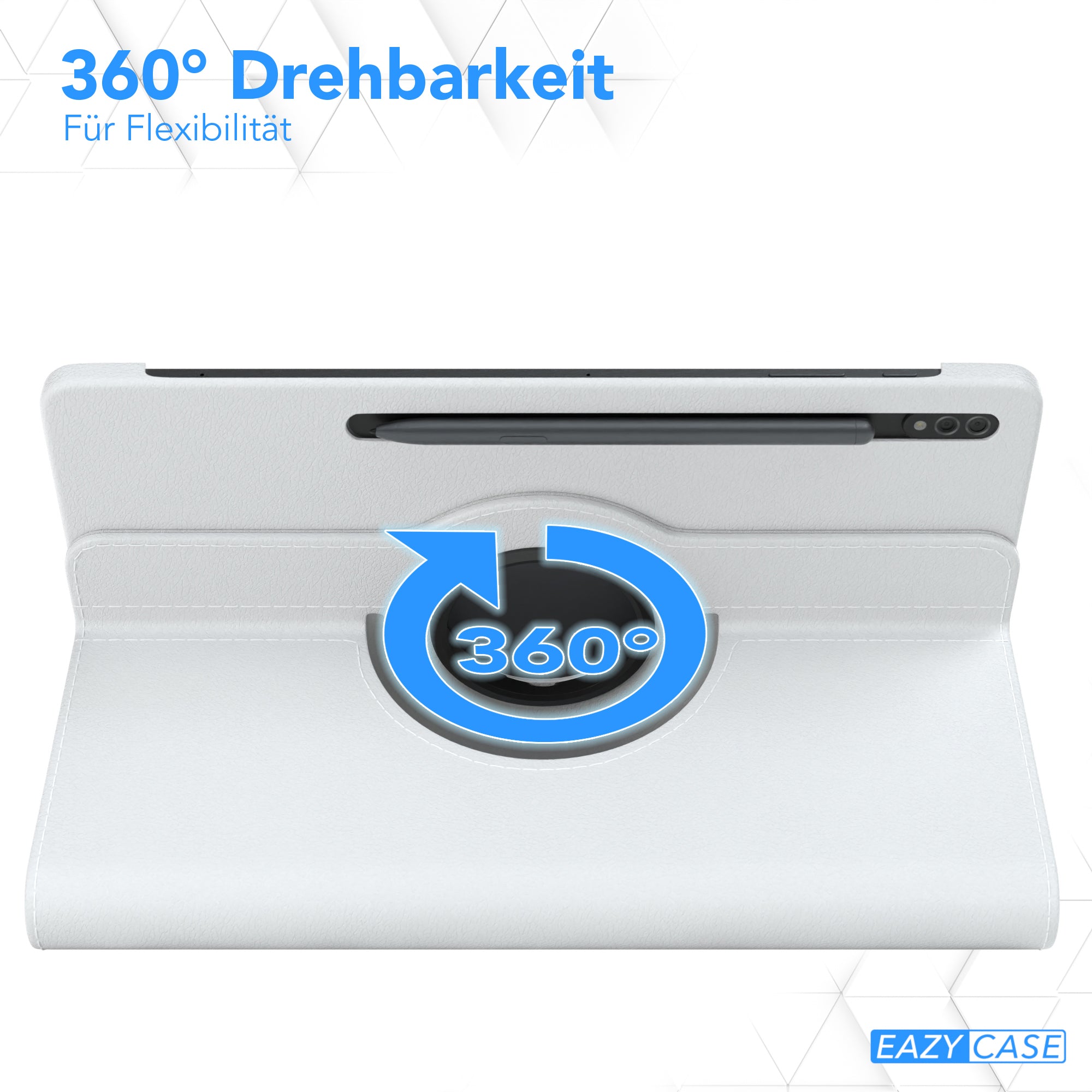 Samsung Galaxy Tab S7 Plus drehbare Tablethülle 360 Grad Rotation Ständerfunktion