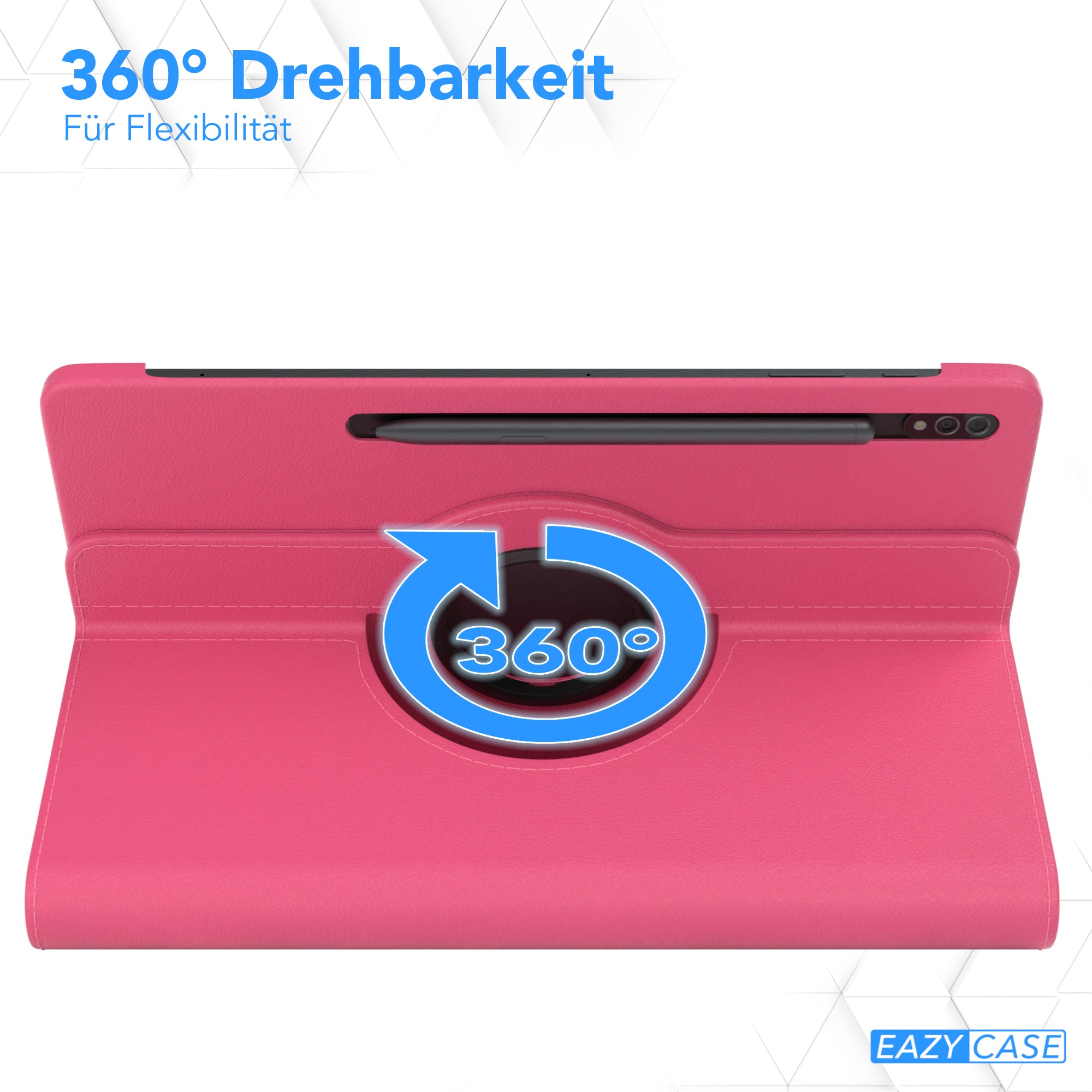 Samsung Galaxy Tab S7 Plus drehbare Tablethülle 360 Grad Rotation Ständerfunktion