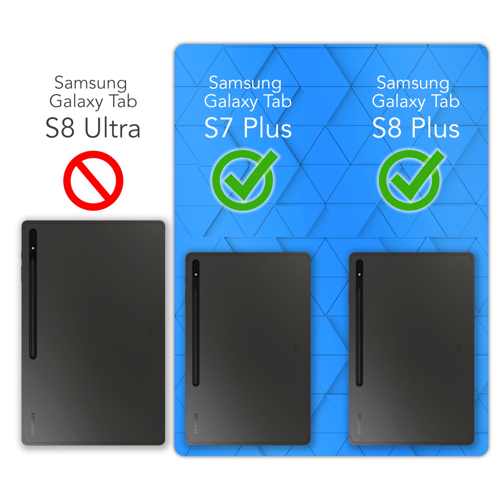 Galaxy Tab S8 Plus drehbare Hülle