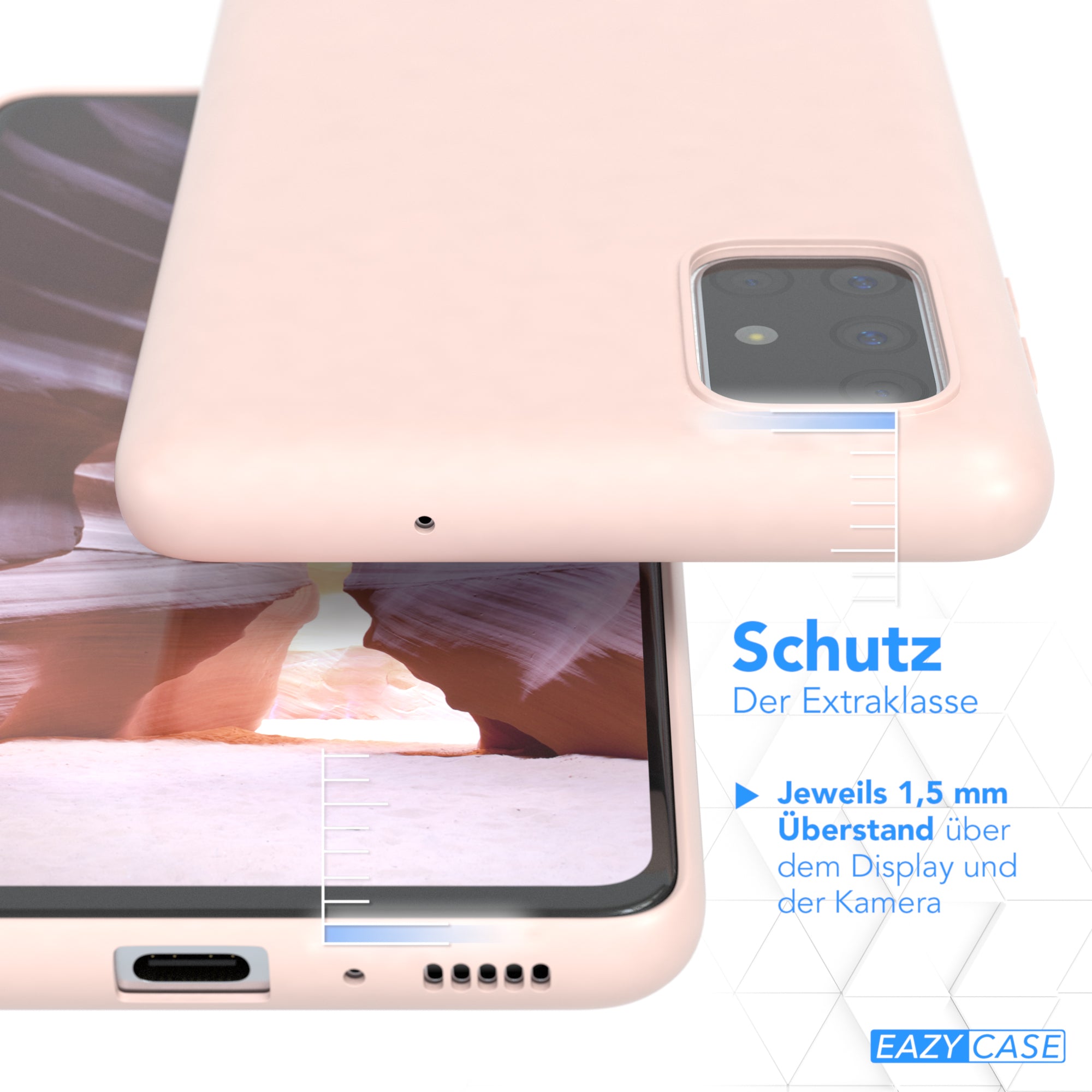 Galaxy M51 ultradünnes Slimcover aus TPU