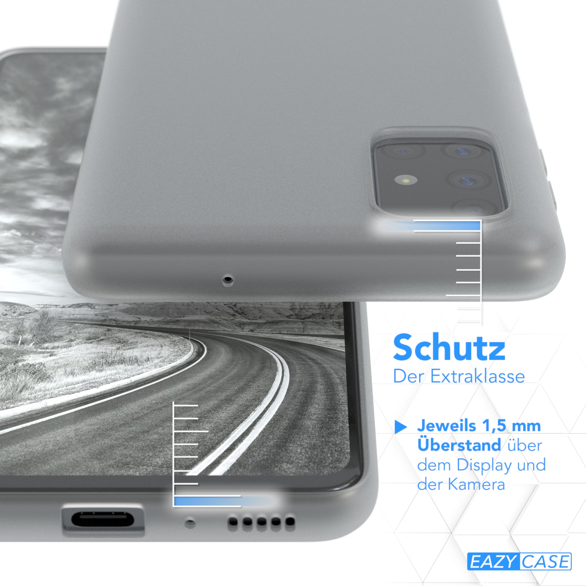 Galaxy M51 ultradünnes Slimcover aus TPU