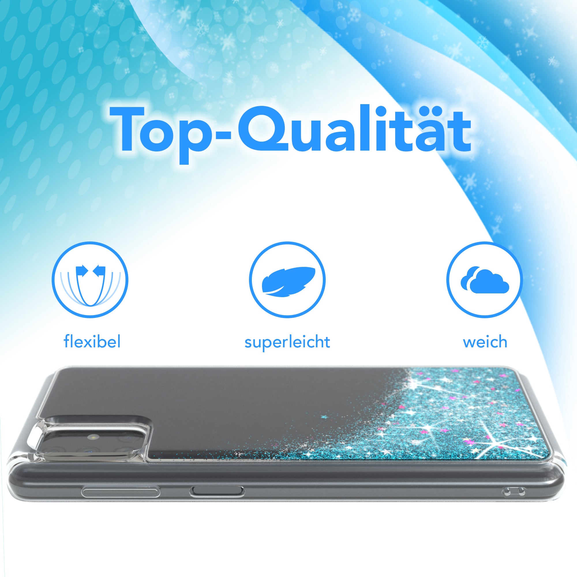 Galaxy M51 Glitzerhülle