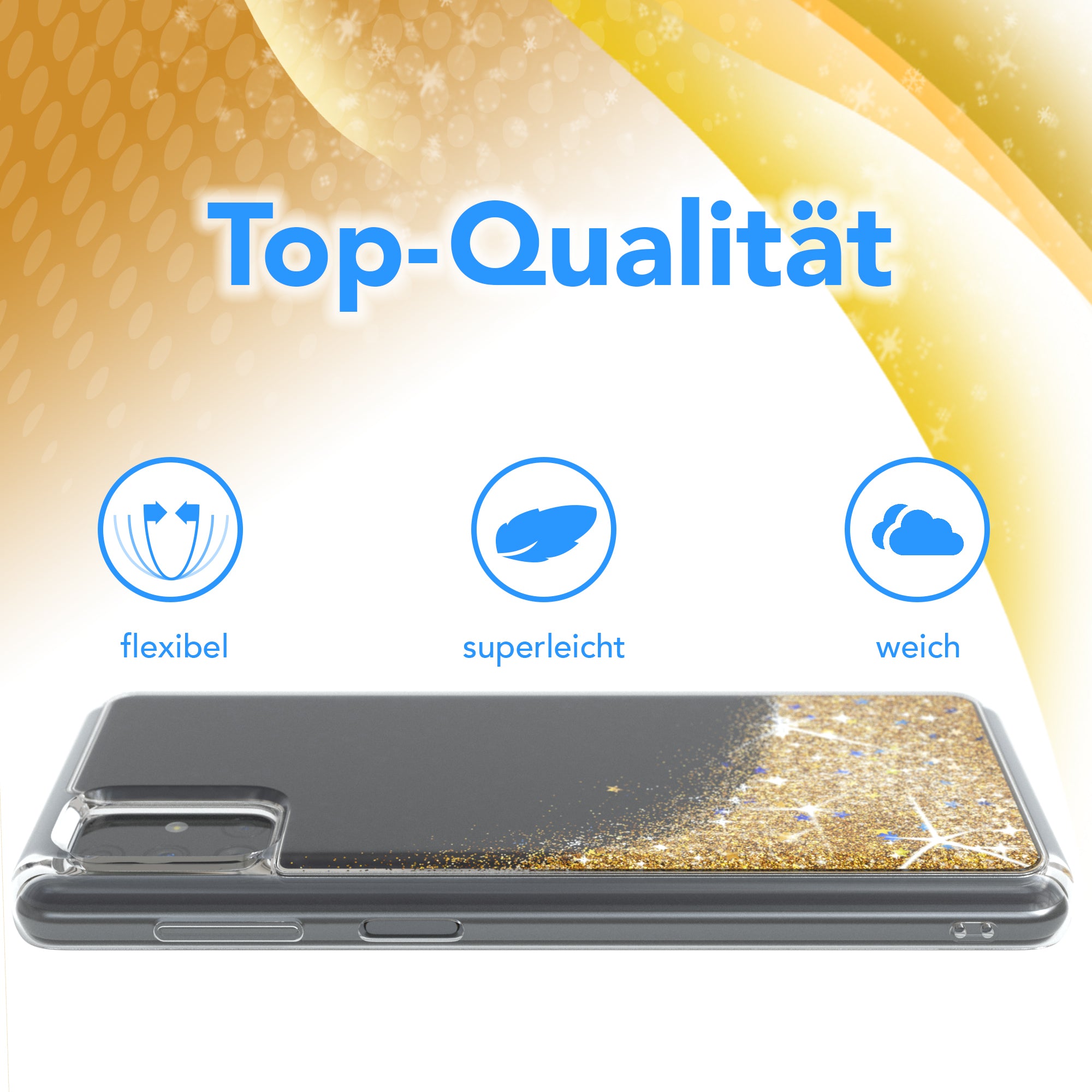 Galaxy M51 Glitzerhülle