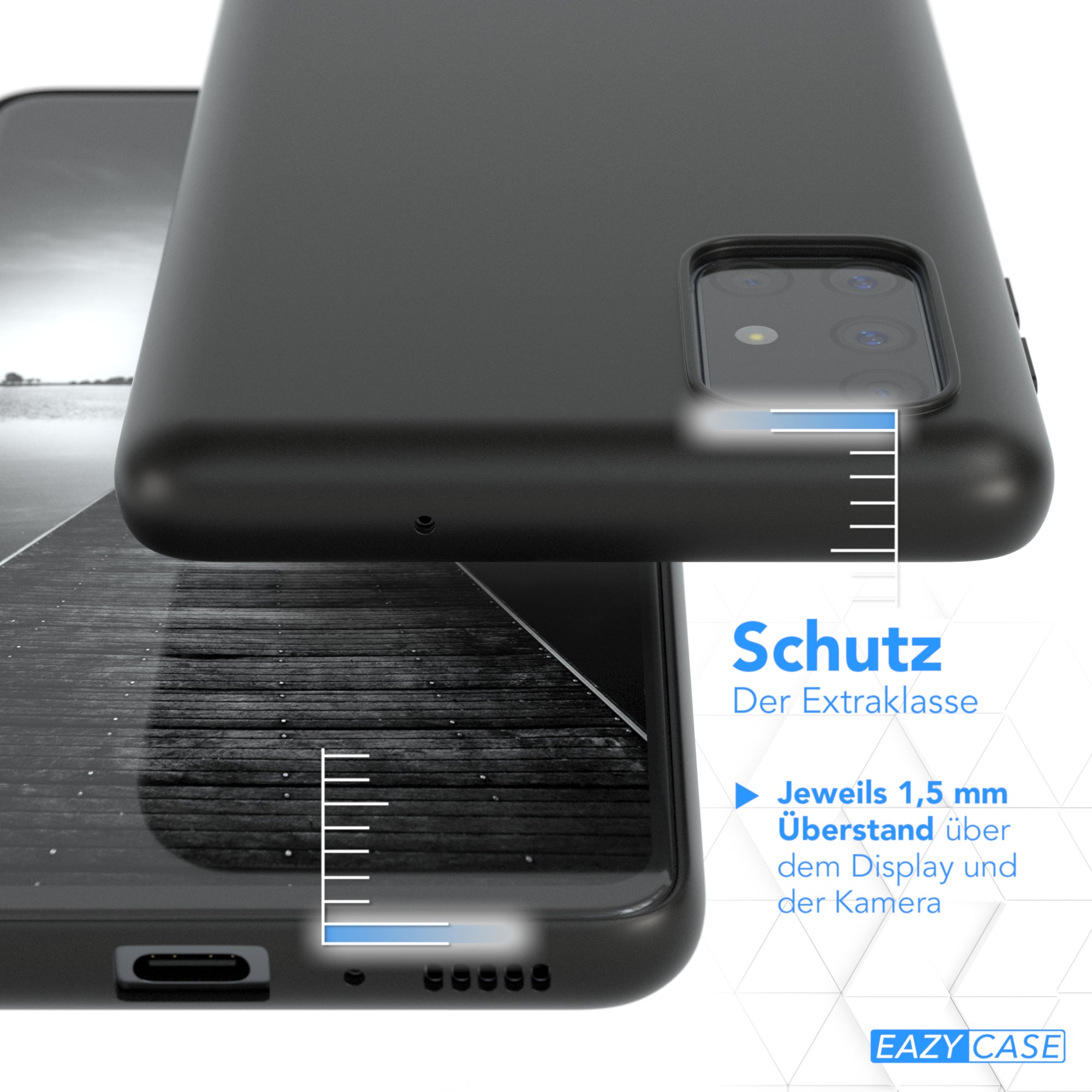 Galaxy M51 ultradünnes Slimcover aus TPU