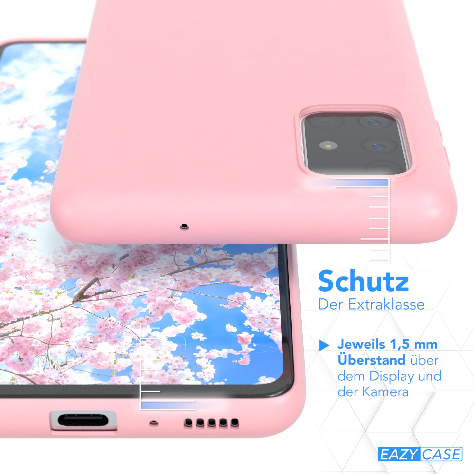 Galaxy M51 ultradünnes Slimcover aus TPU