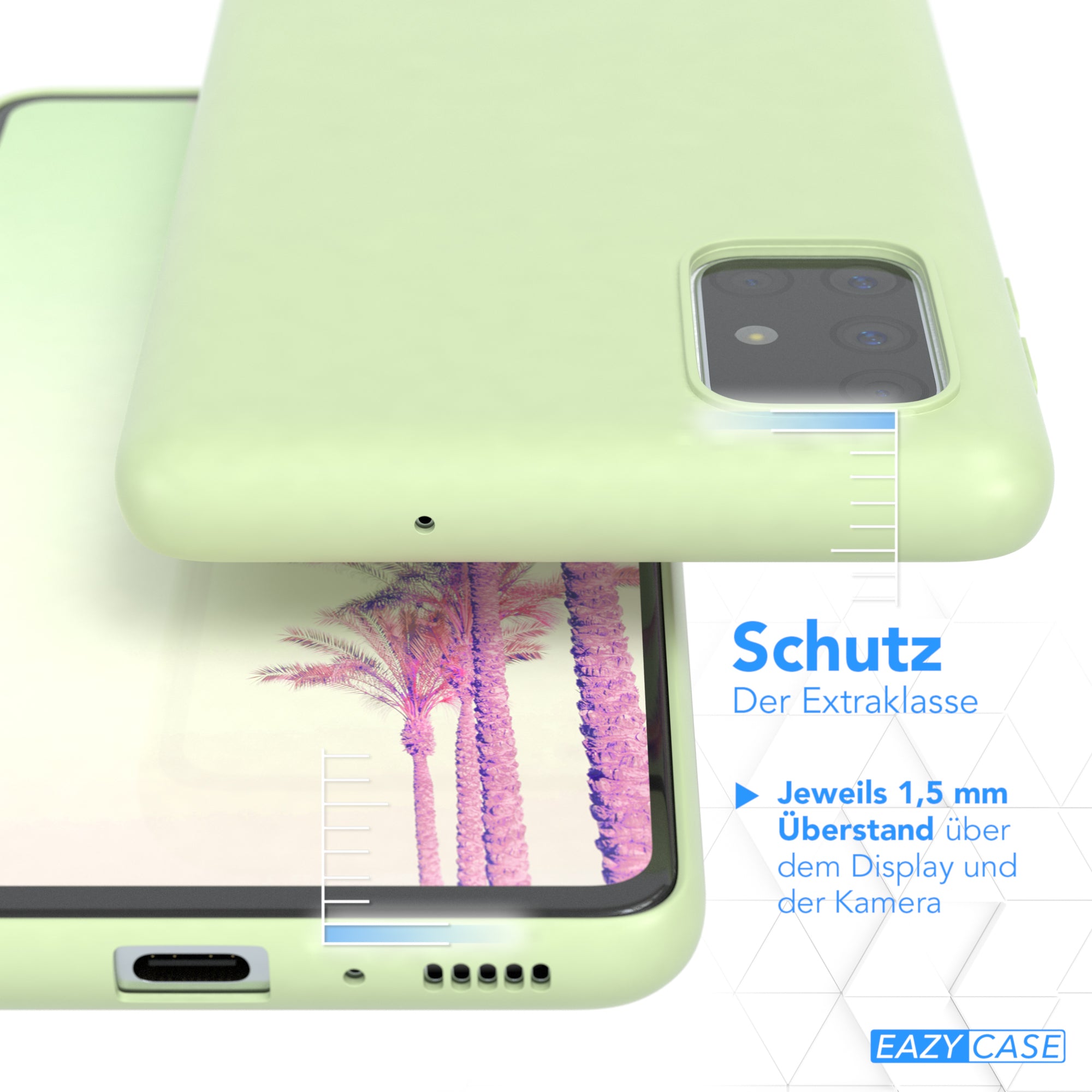 Galaxy M51 ultradünnes Slimcover aus TPU