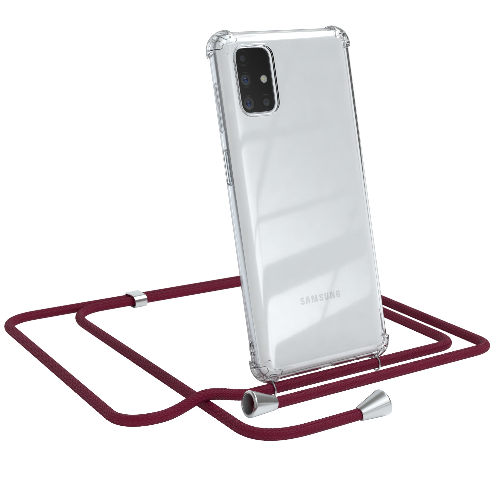 Galaxy M51 transparente Hülle + Kordel