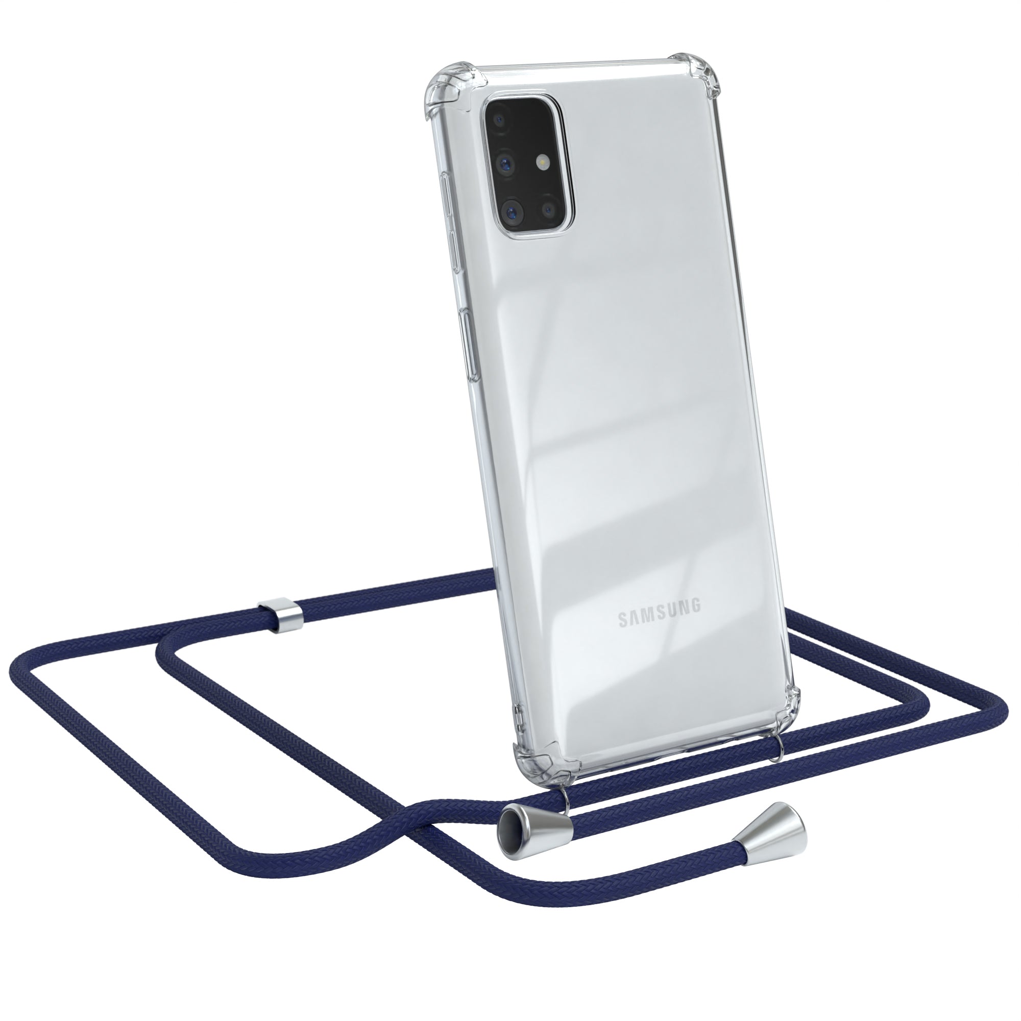 Galaxy M51 transparente Hülle + Kordel