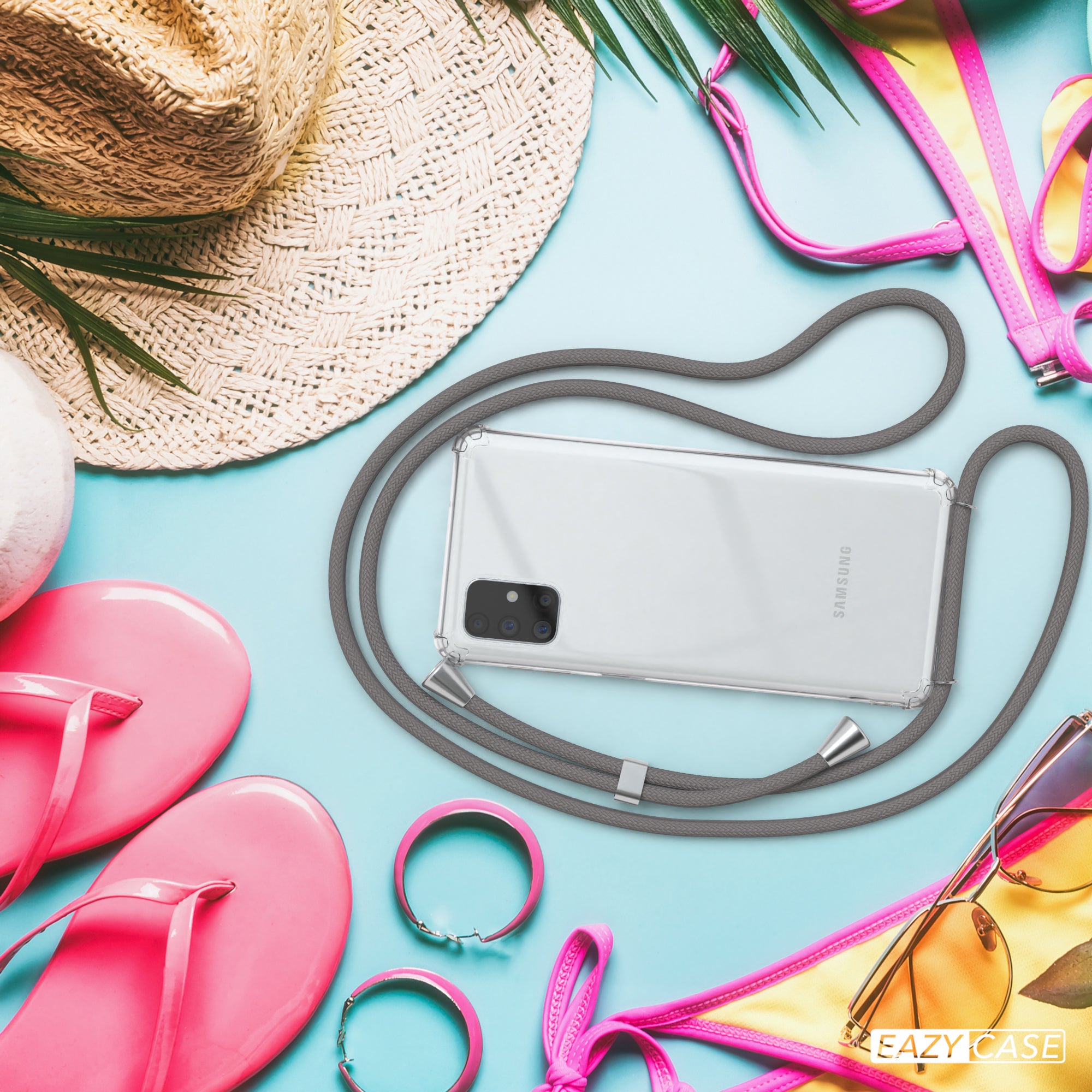 Galaxy M51 transparente Hülle + Kordel