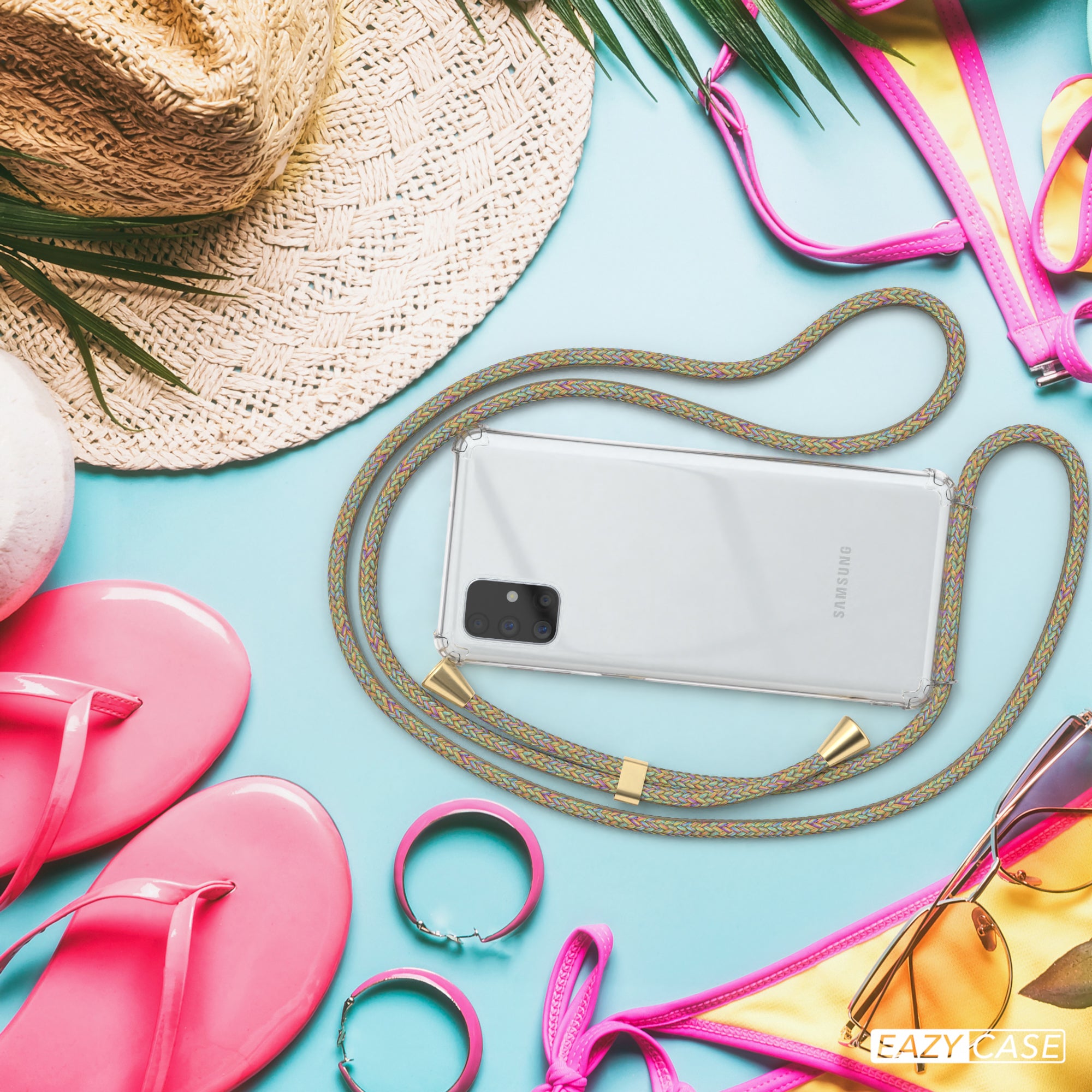 Galaxy M51 transparente Hülle + Kordel