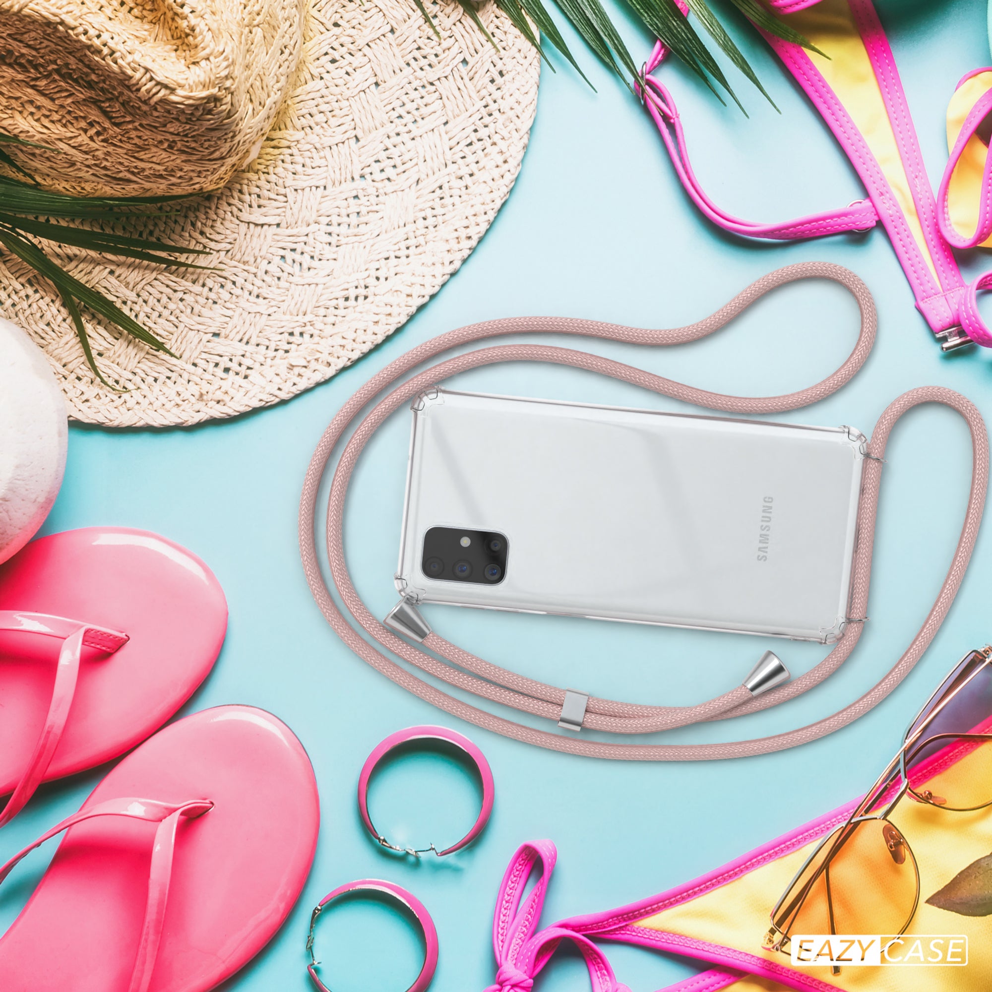 Galaxy M51 transparente Hülle + Kordel