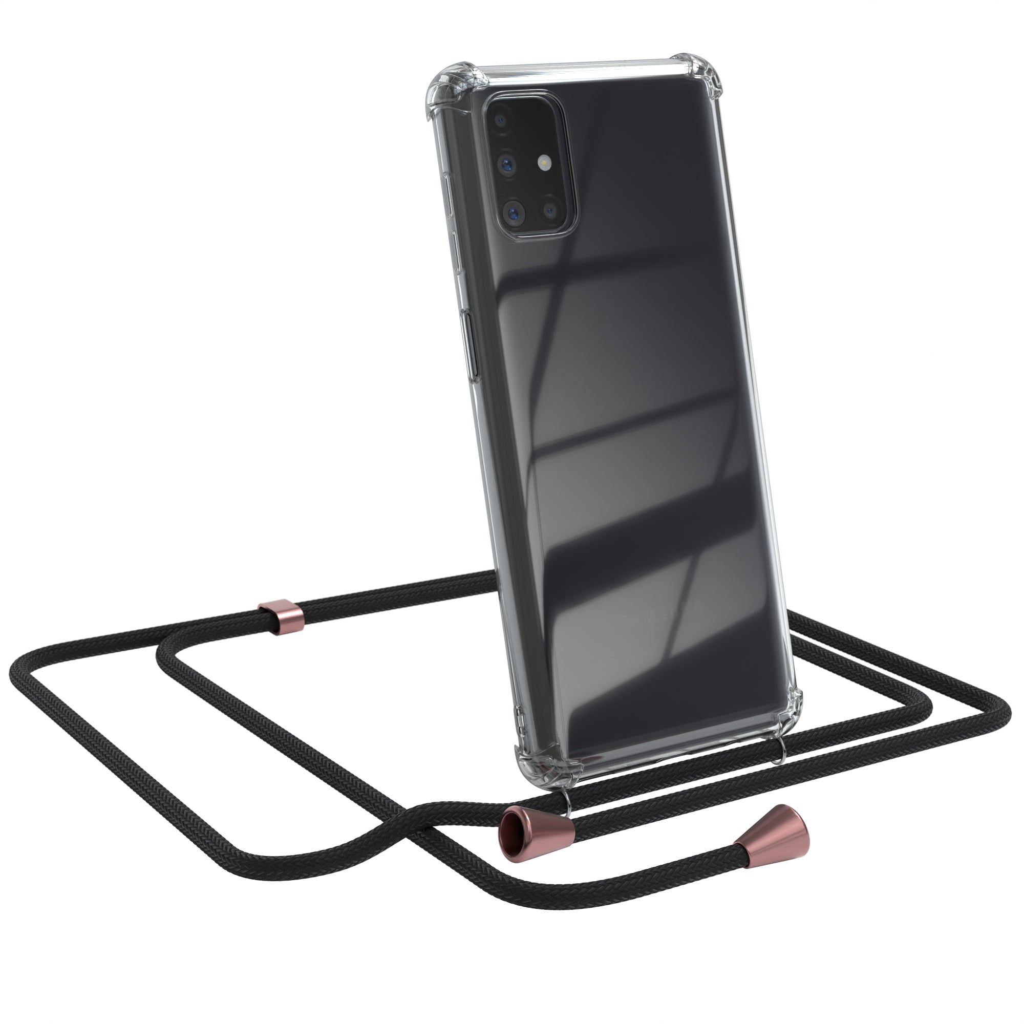 Galaxy M51 transparente Hülle + Kordel