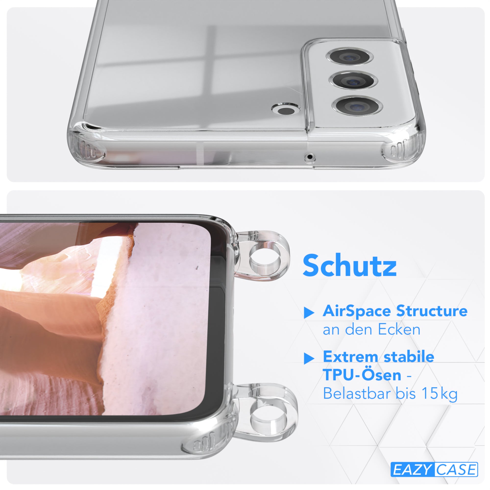 Galaxy S21 FE 5G Hülle + Uni Kordel