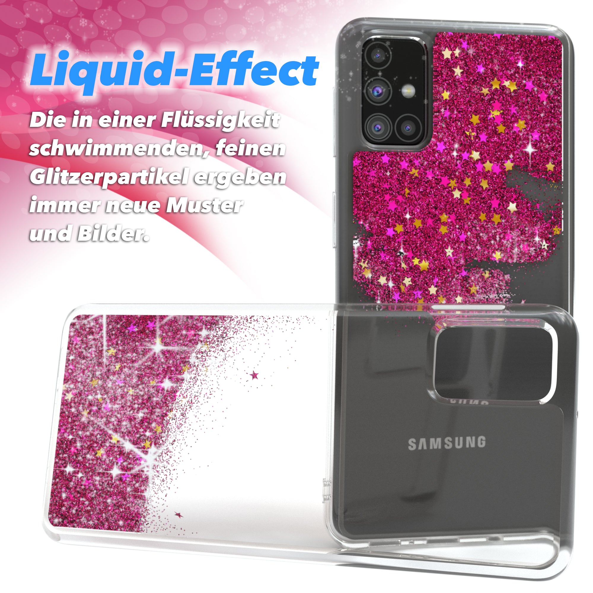 Galaxy M31s Glitzerhülle