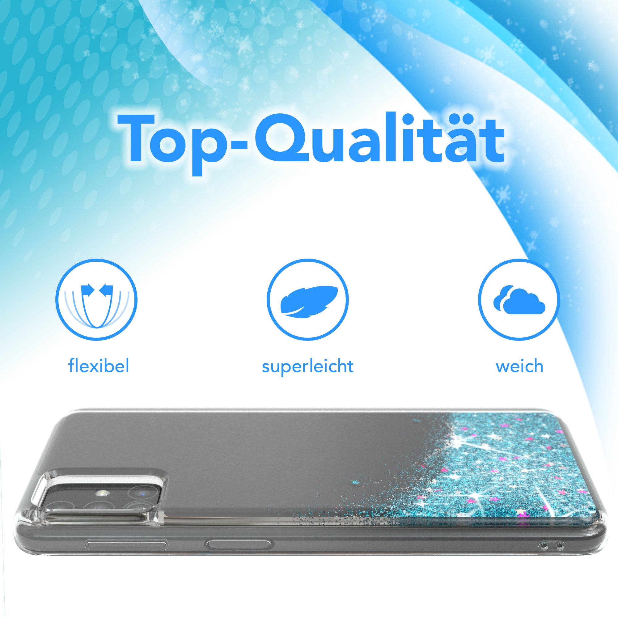 Galaxy M31s Glitzerhülle