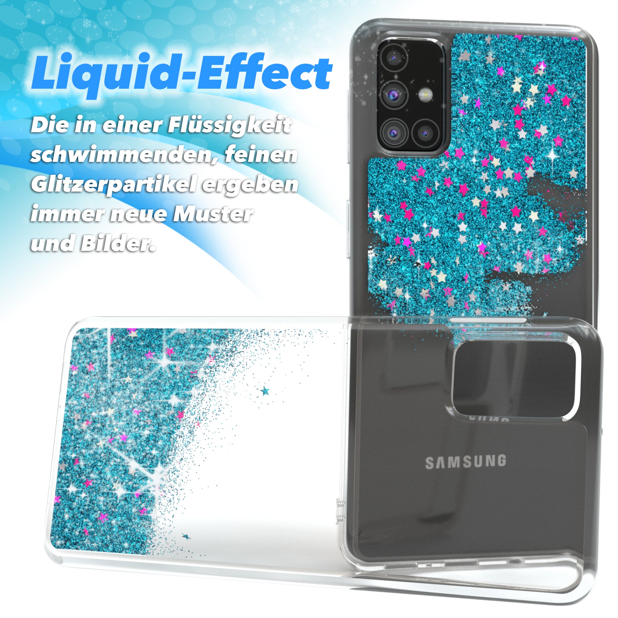 Galaxy M31s Glitzerhülle