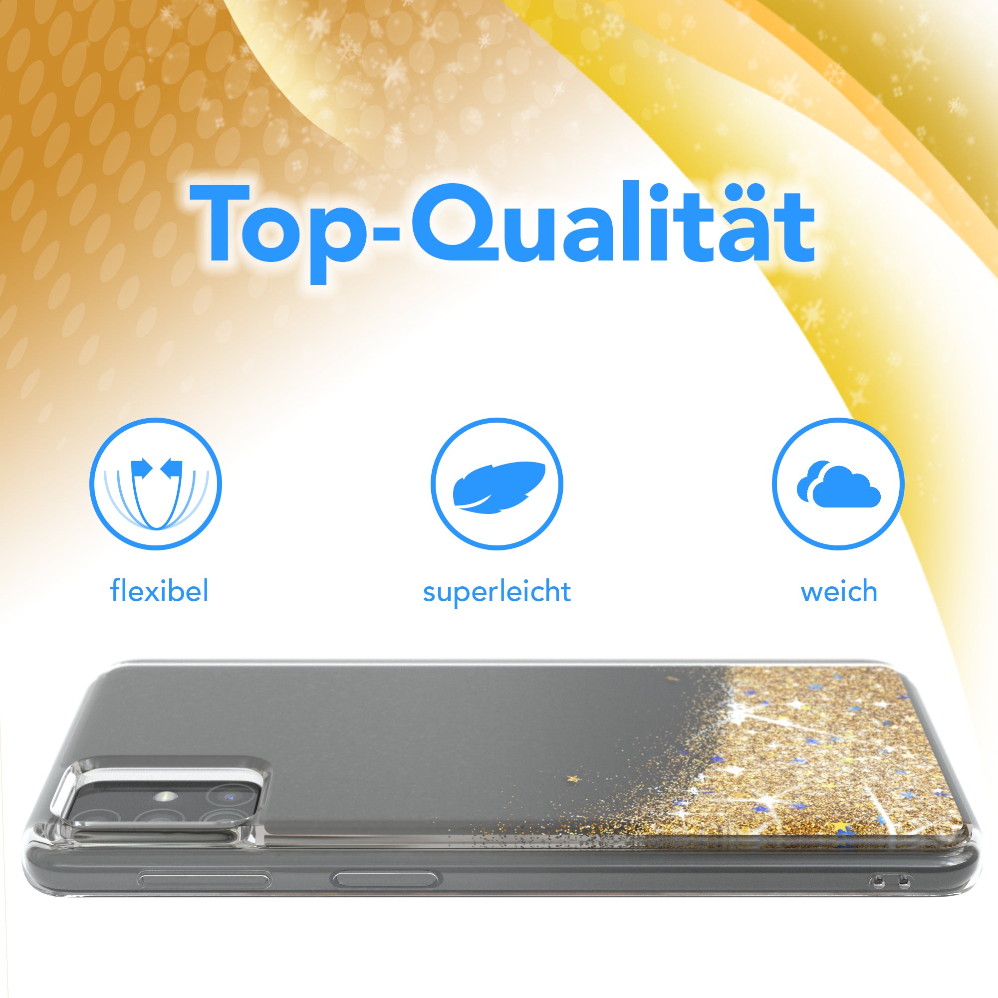 Galaxy M31s Glitzerhülle