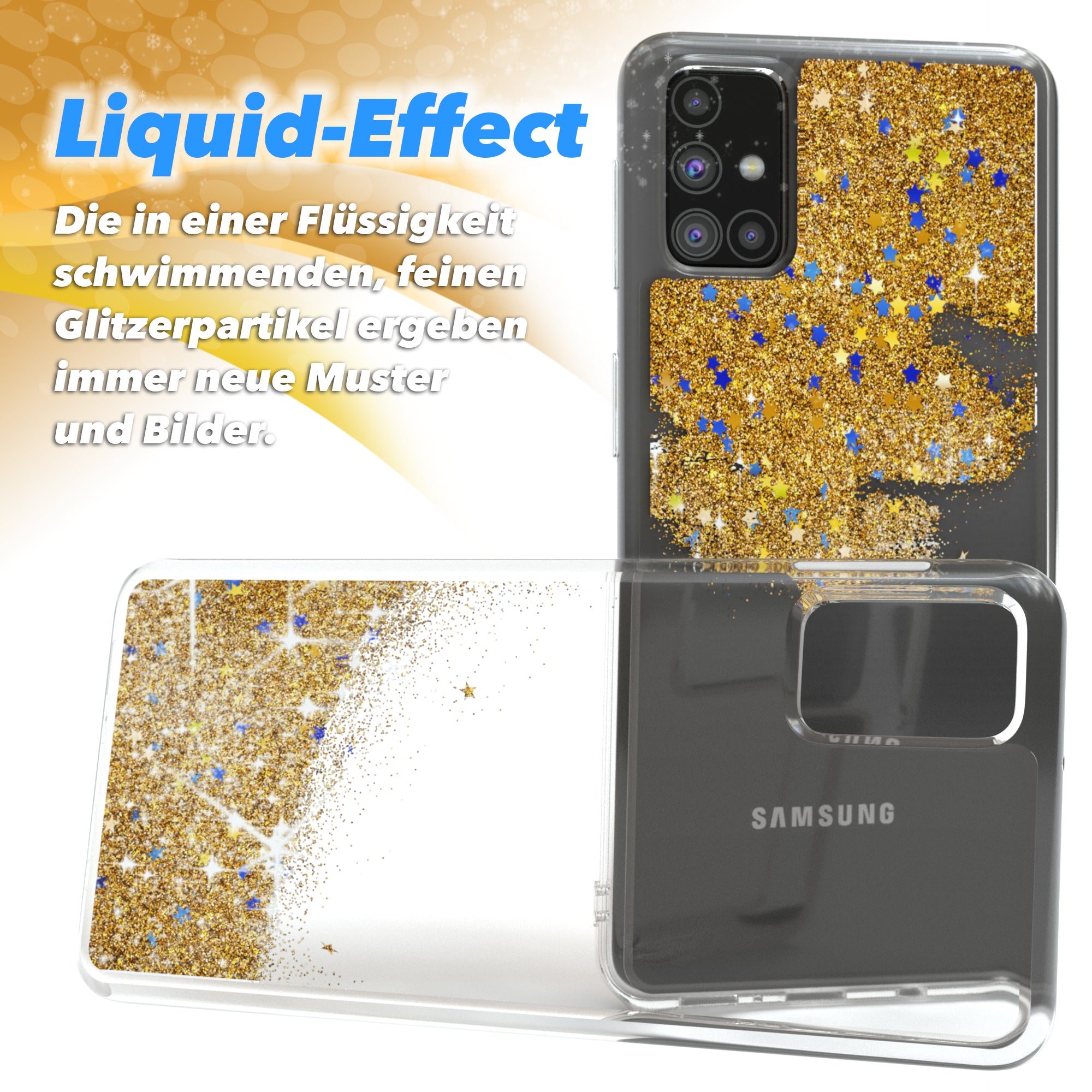 Galaxy M31s Glitzerhülle