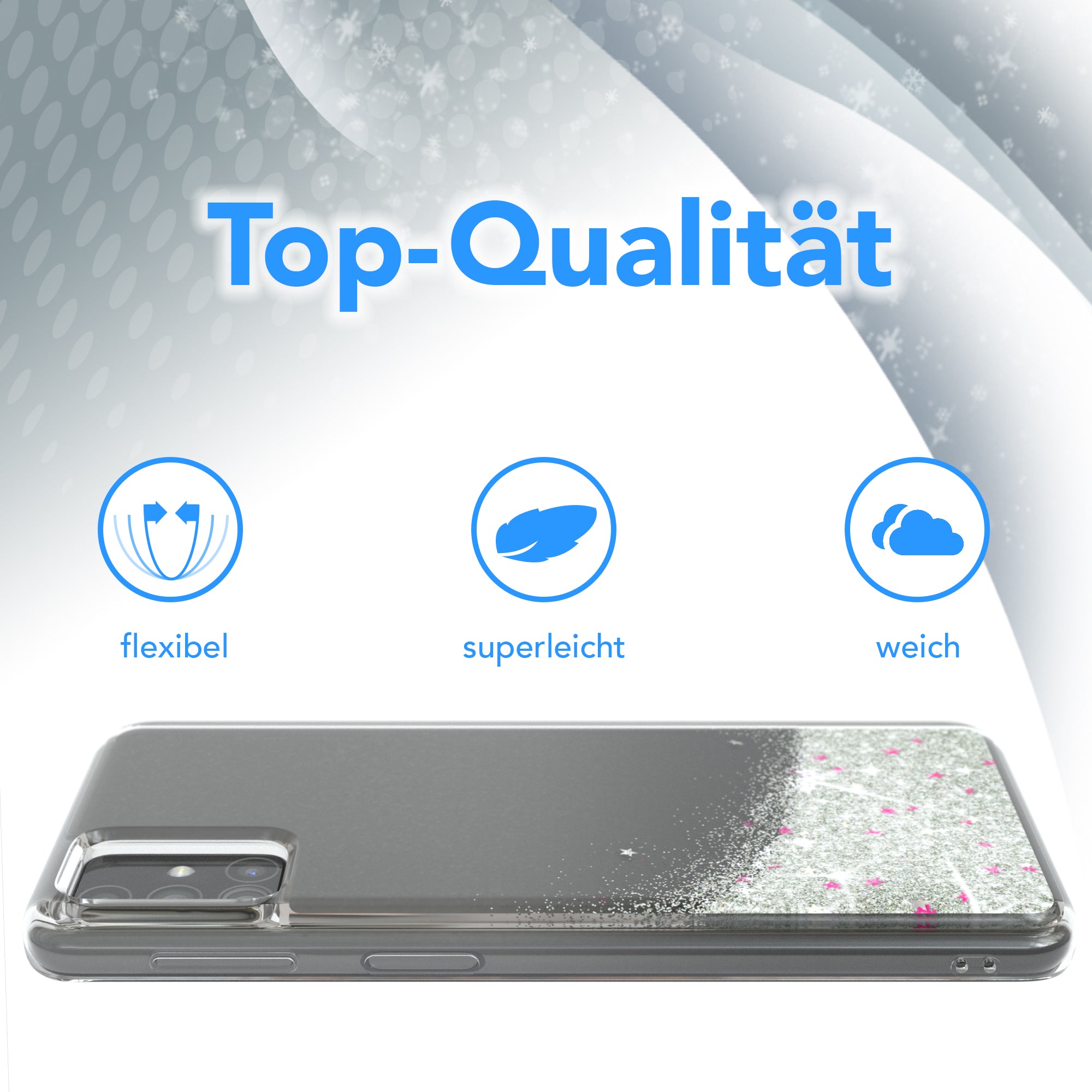 Galaxy M31s Glitzerhülle