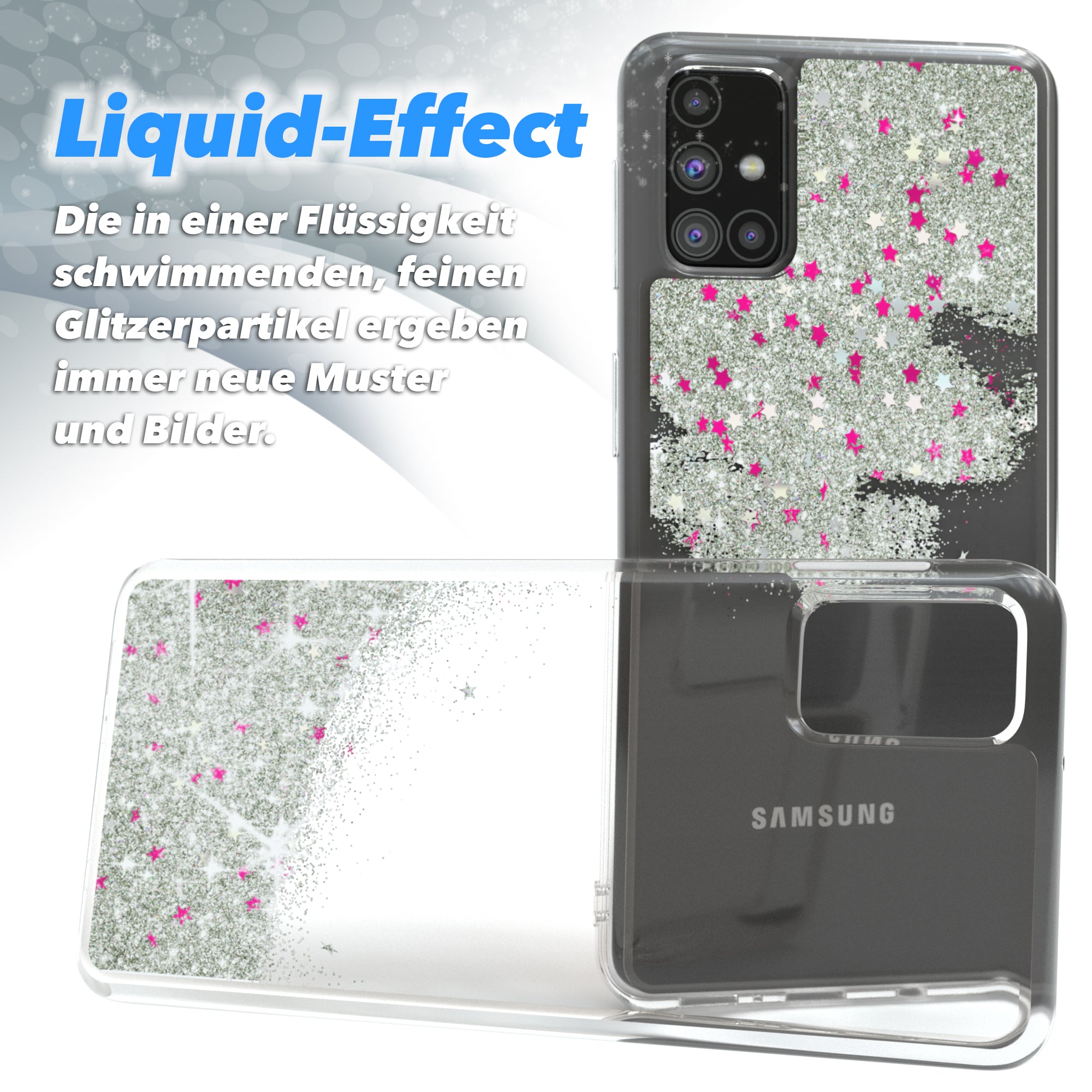 Galaxy M31s Glitzerhülle