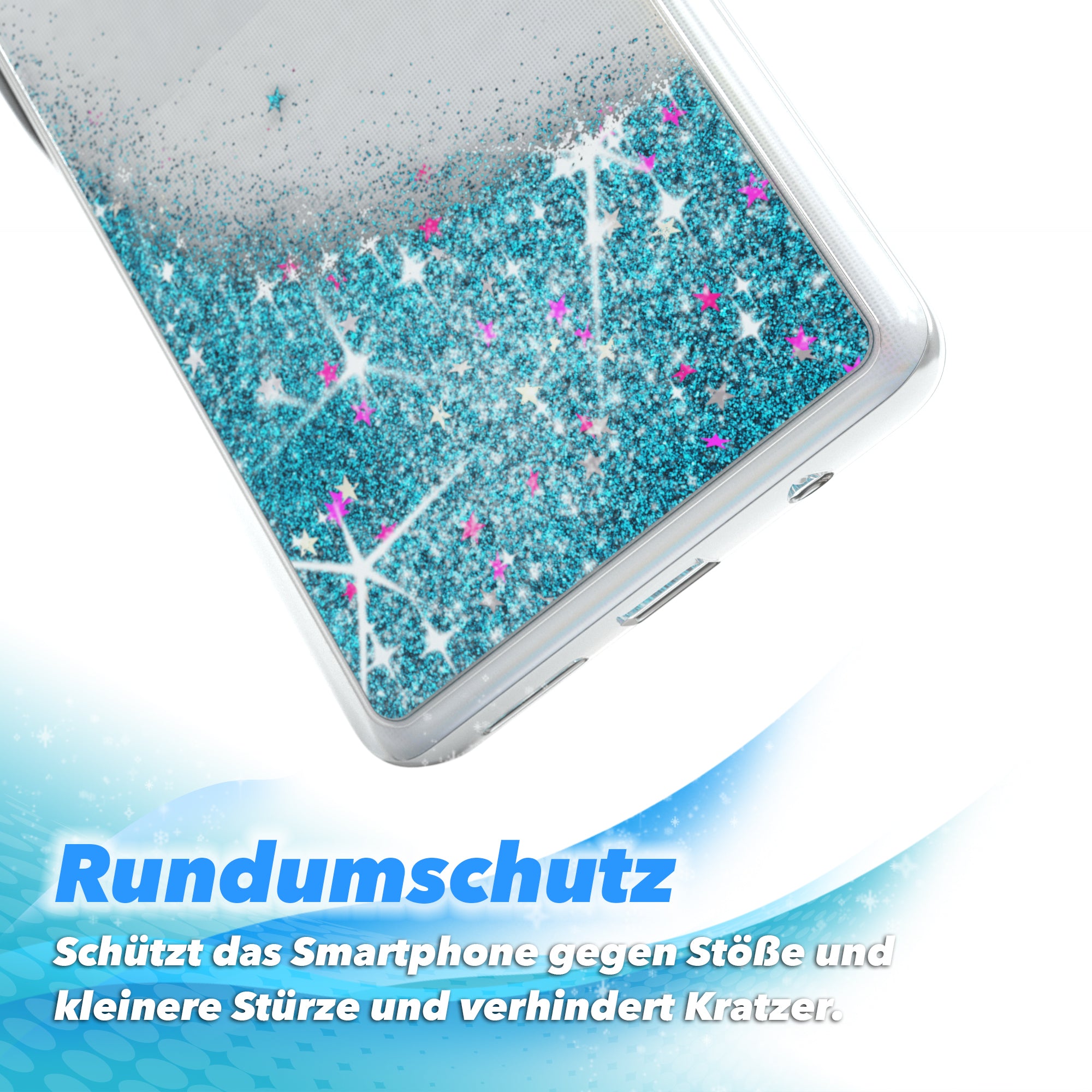 Galaxy A42 5G Glitzerhülle