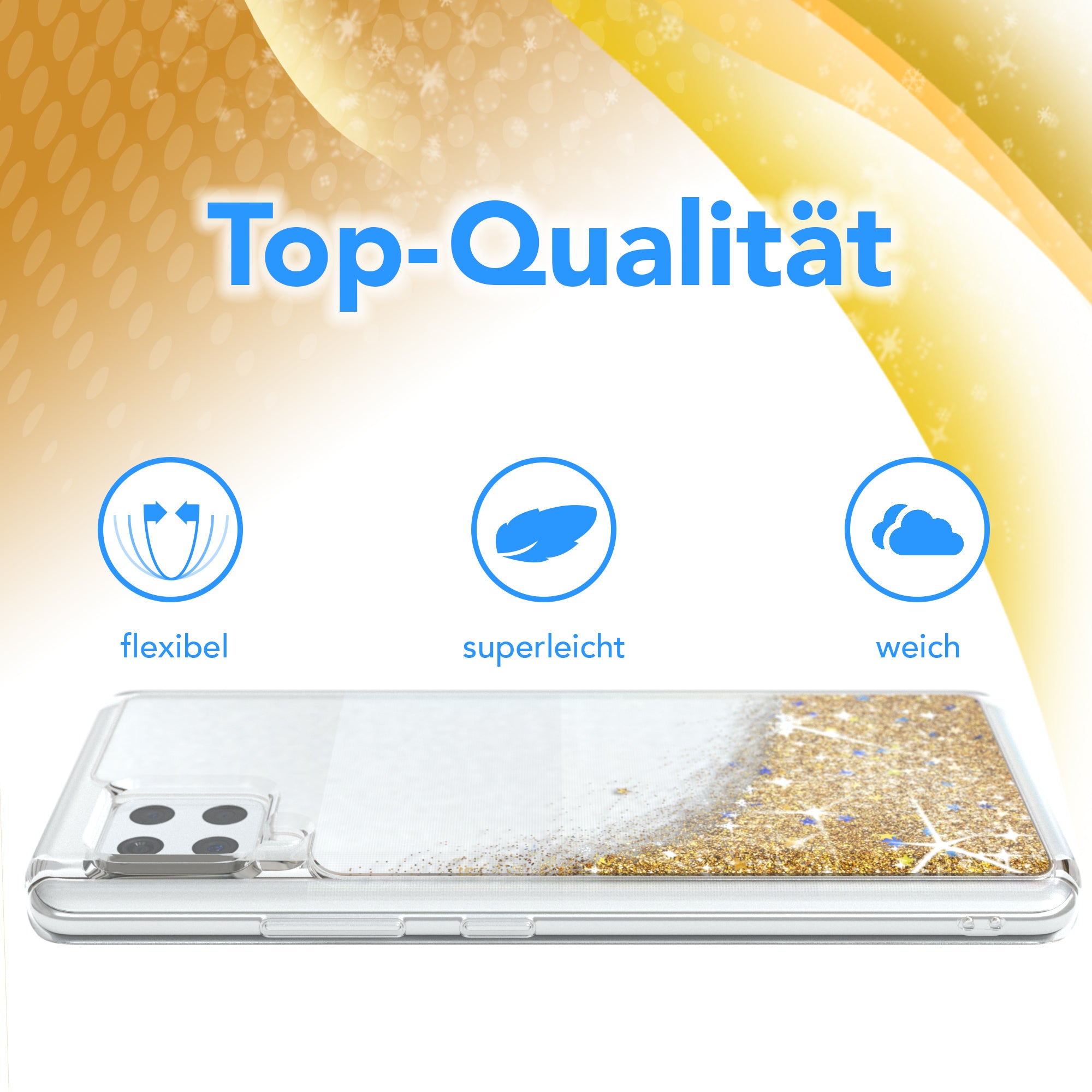 Galaxy A42 5G Glitzerhülle