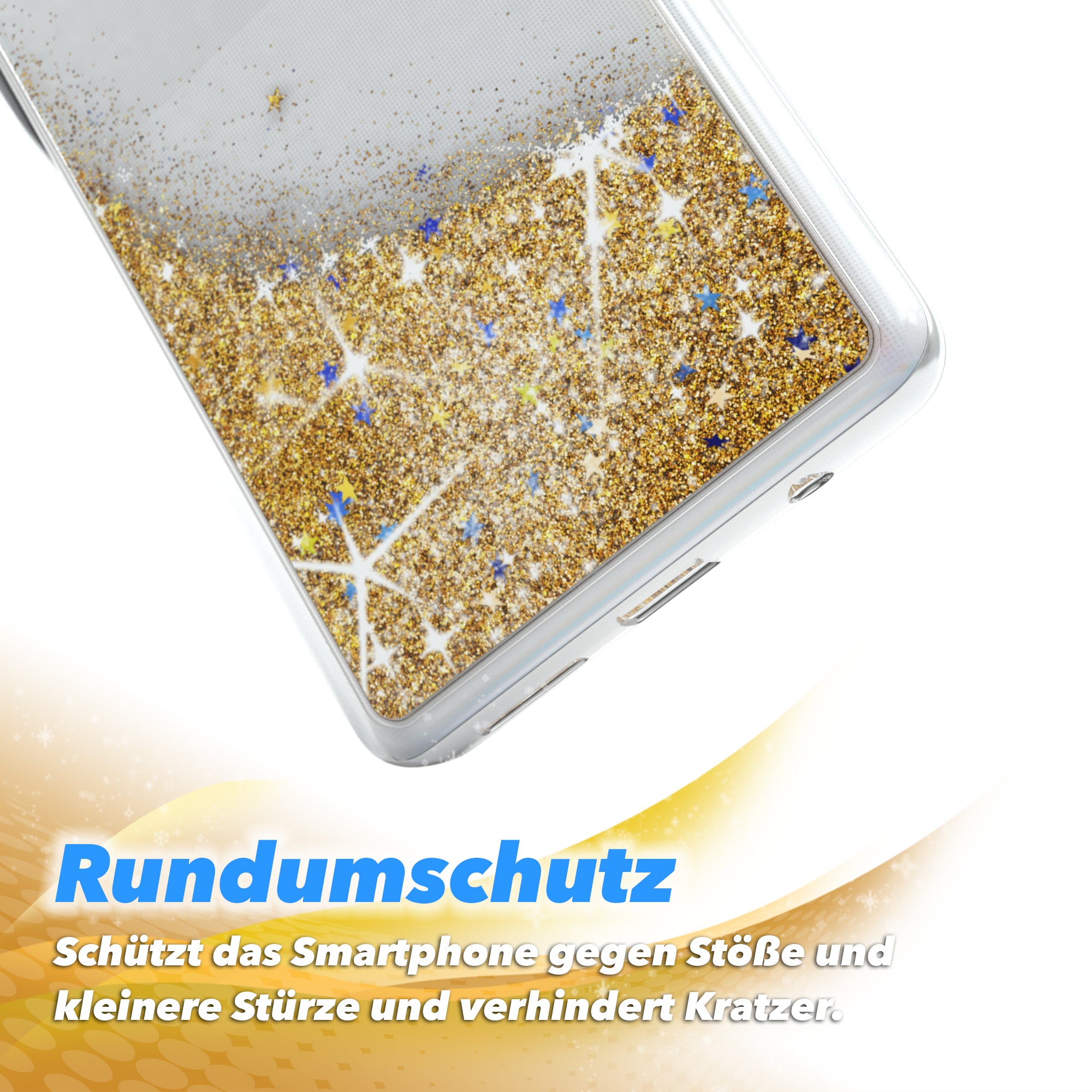 Galaxy A42 5G Glitzerhülle