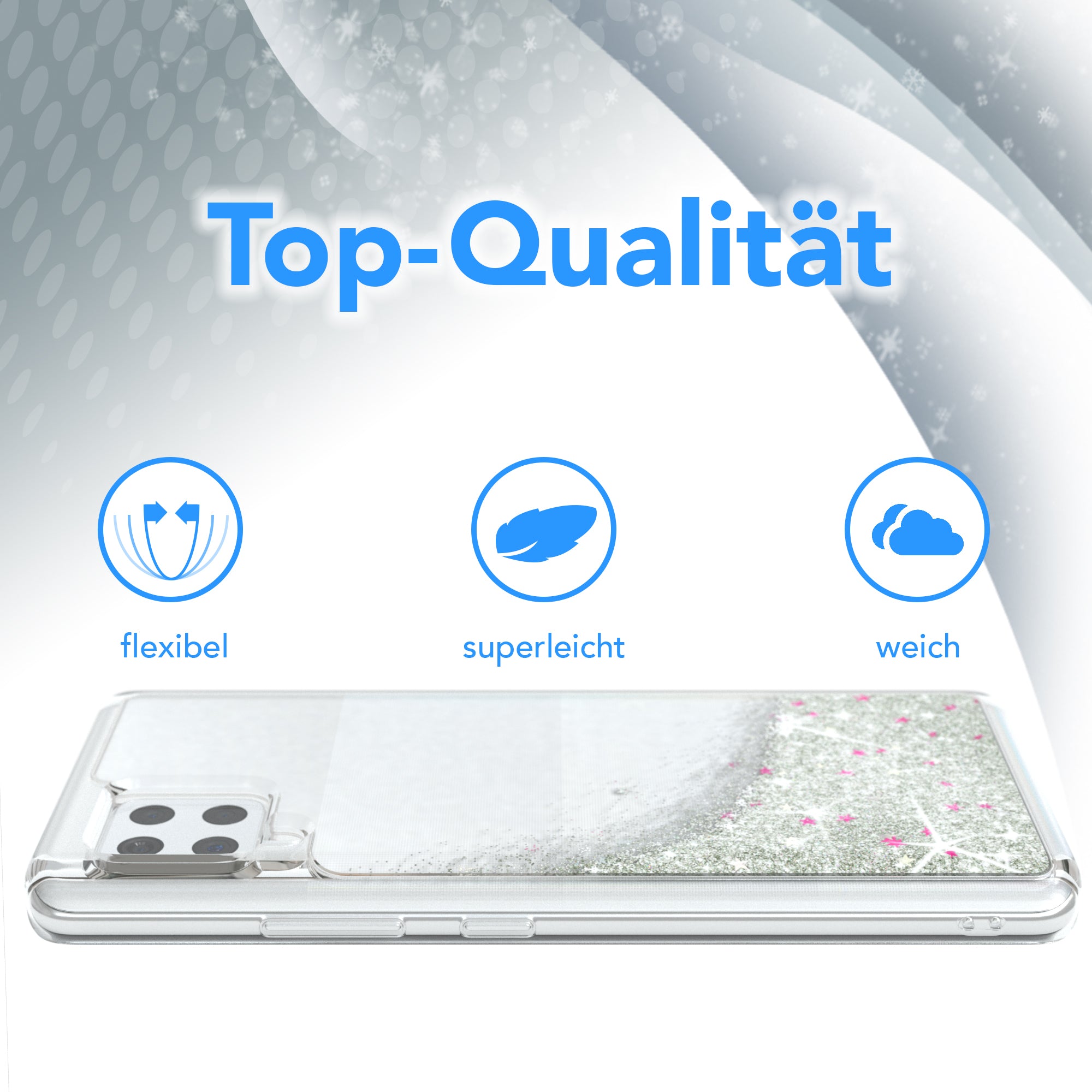 Galaxy A42 5G Glitzerhülle