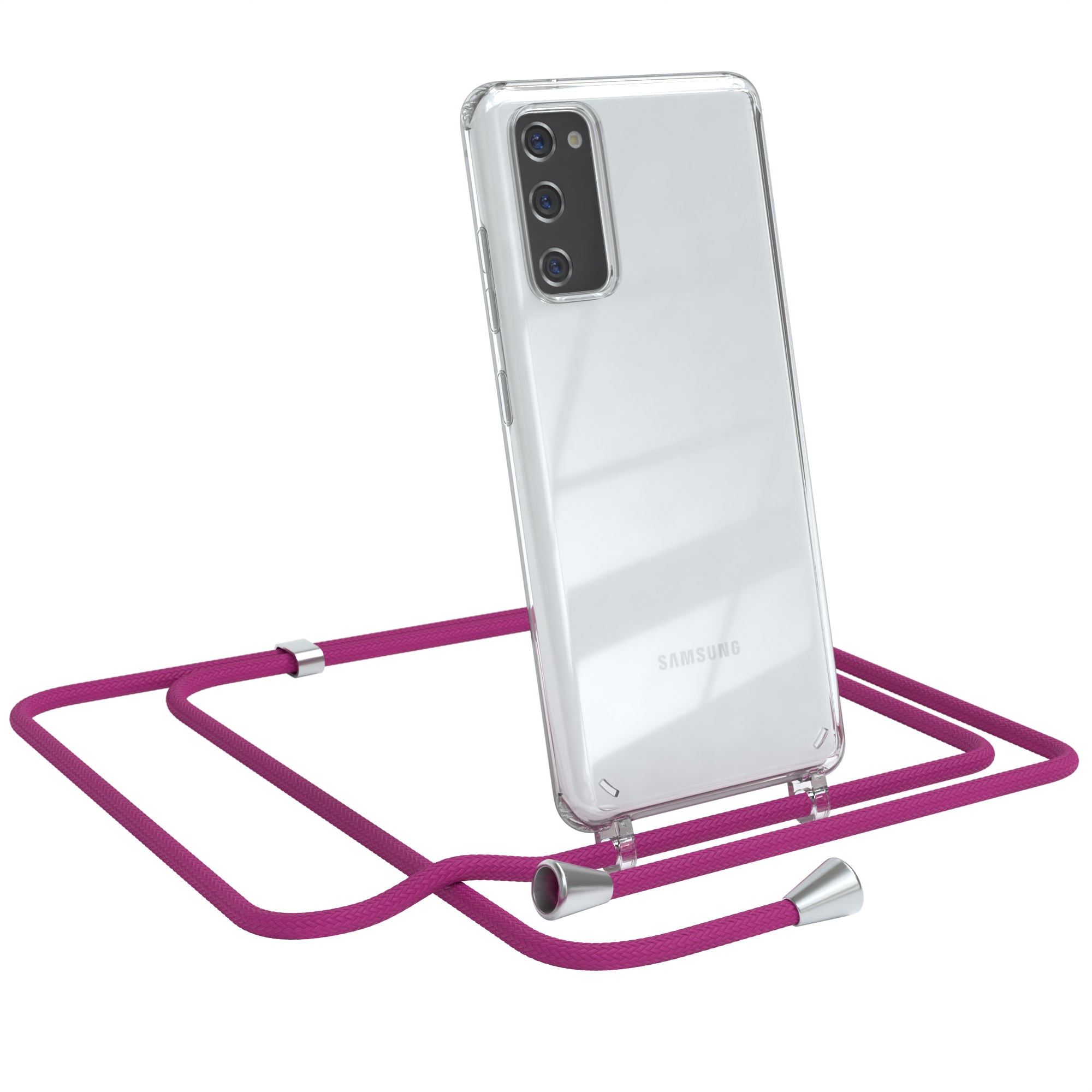 Galaxy S20 FE / S20 FE 5G transparente Hülle + Kordel