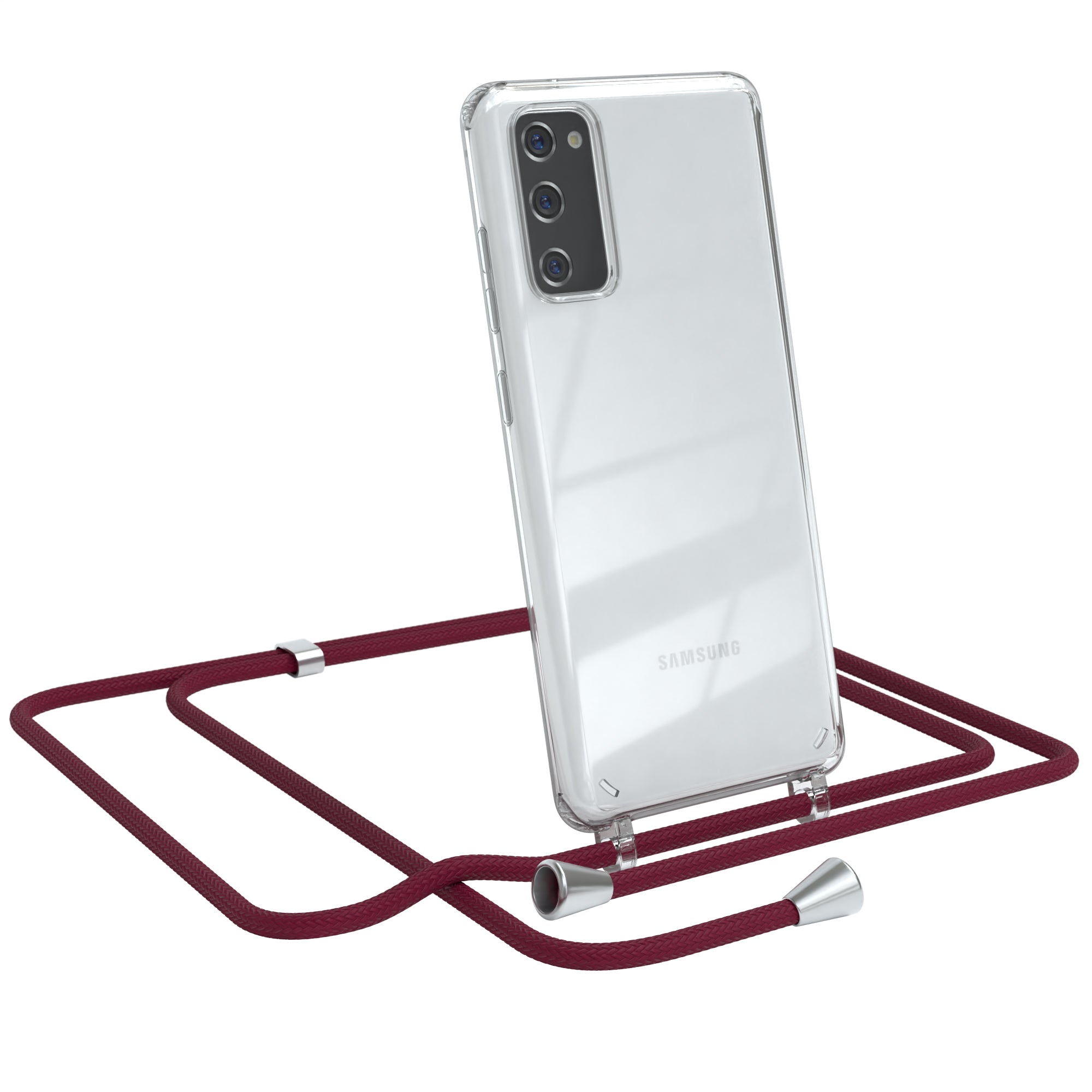 Galaxy S20 FE / S20 FE 5G transparente Hülle + Kordel