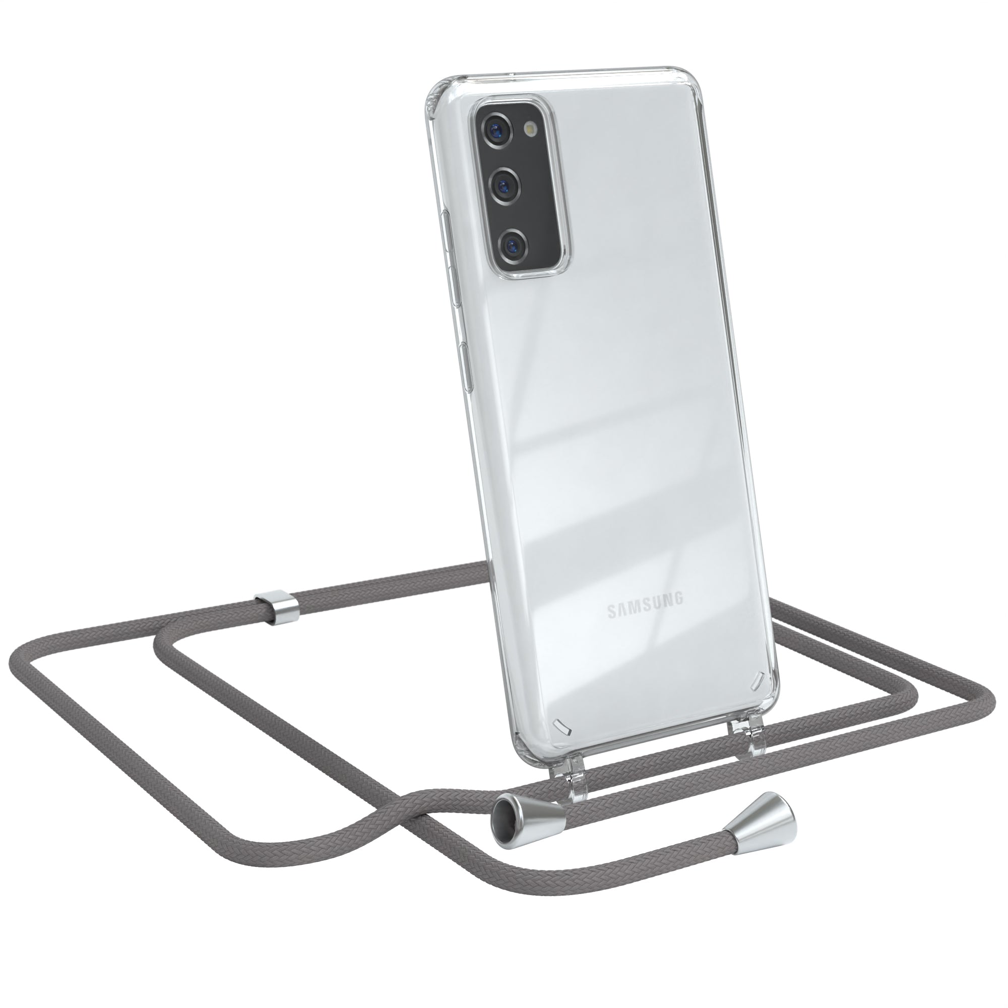 Galaxy S20 FE / S20 FE 5G transparente Hülle + Kordel